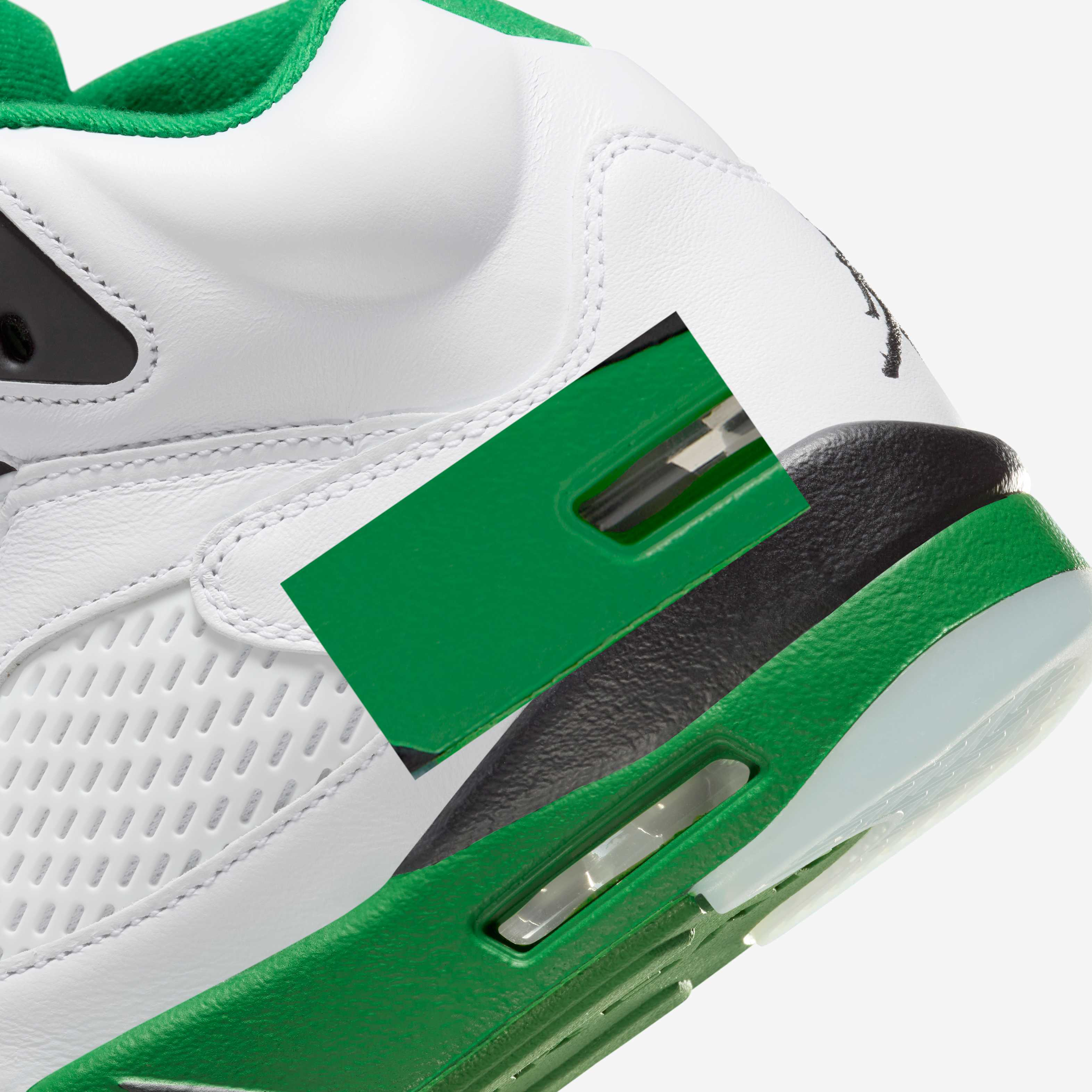 Air Jordan 5 Retro 'Lucky Green' image number 7