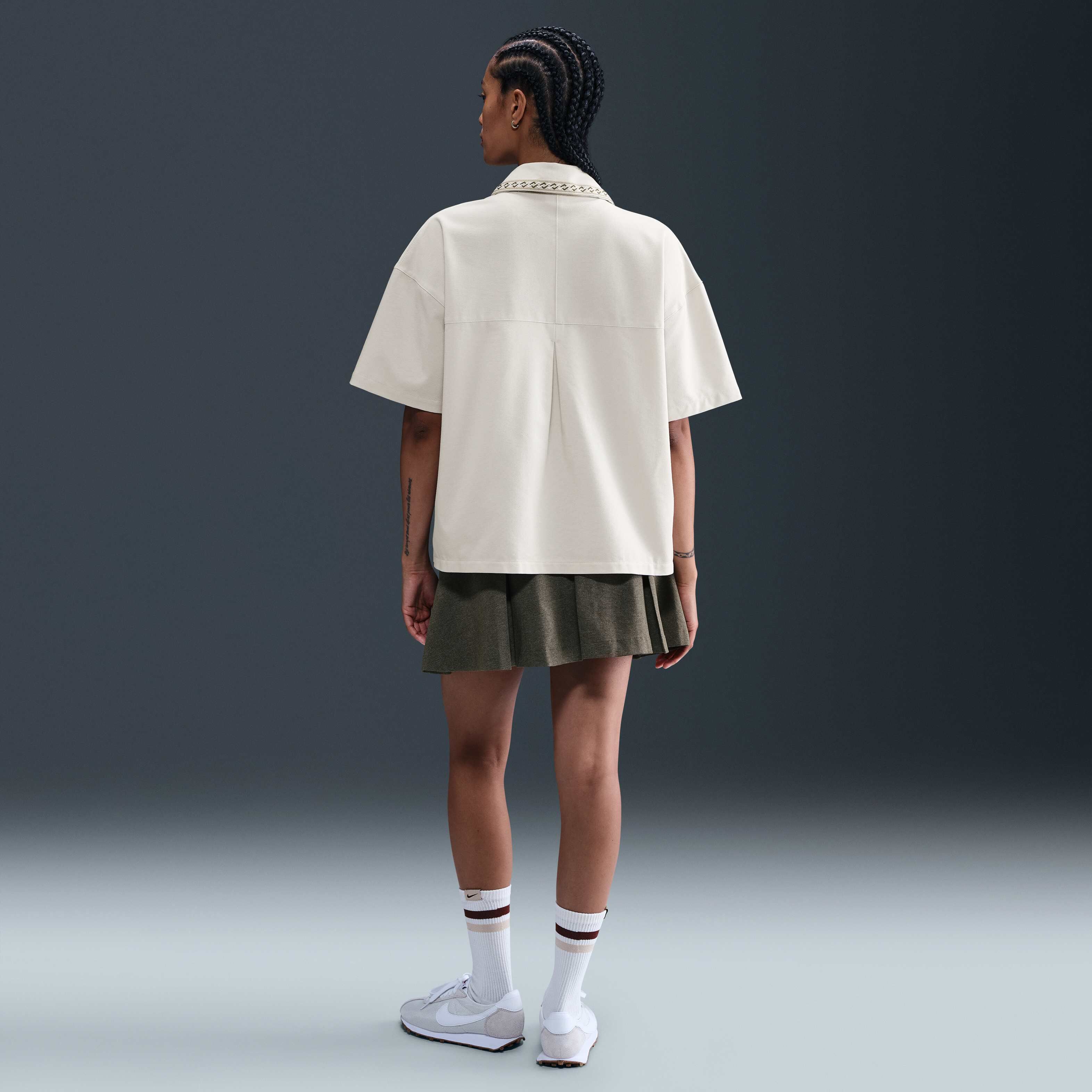 Buy Naomi Osaka Oversized Short-Sleeve Top - Light Bone