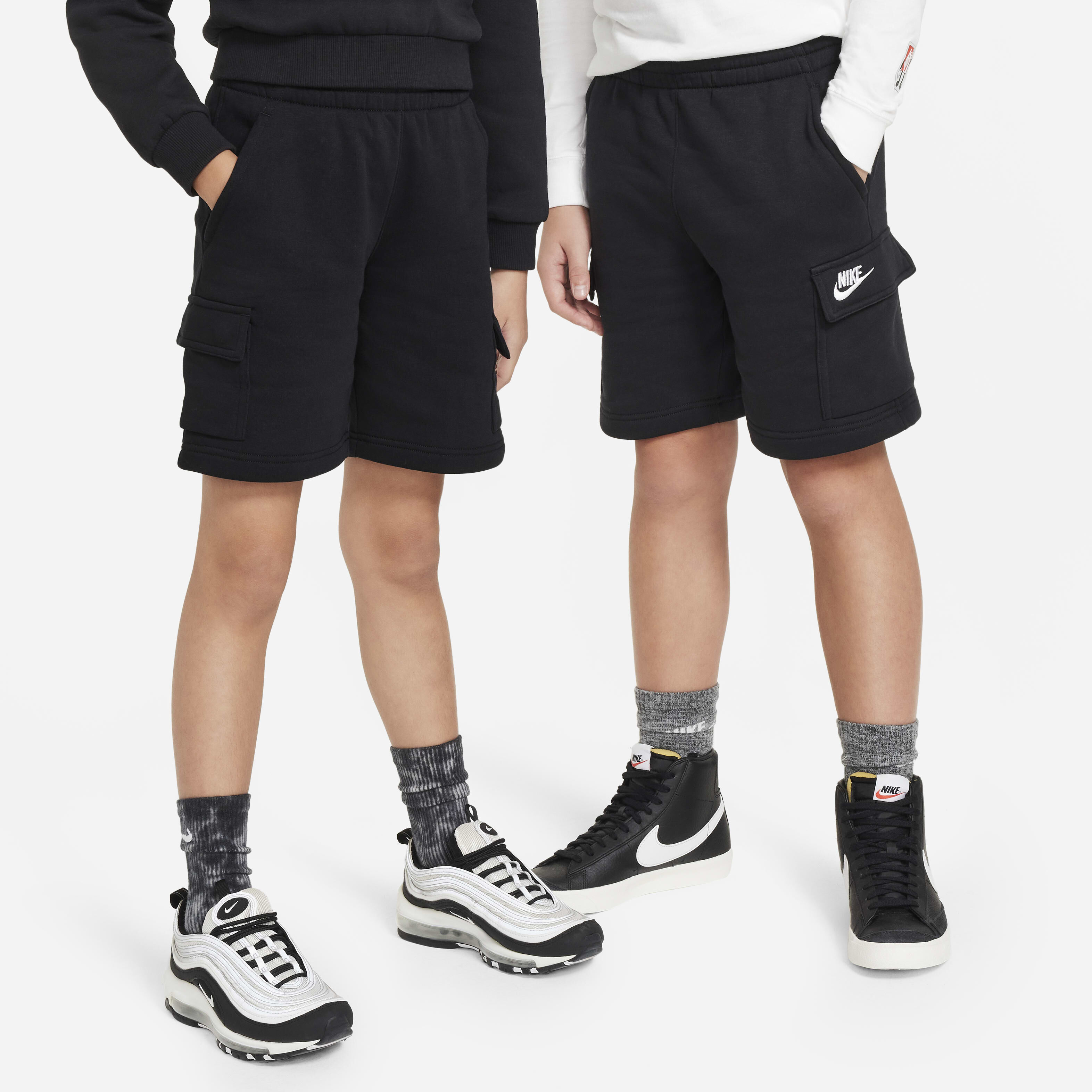 Buy Nike Sportswear Club Fleece Older Kids Cargo Shorts Nike Qatar Official