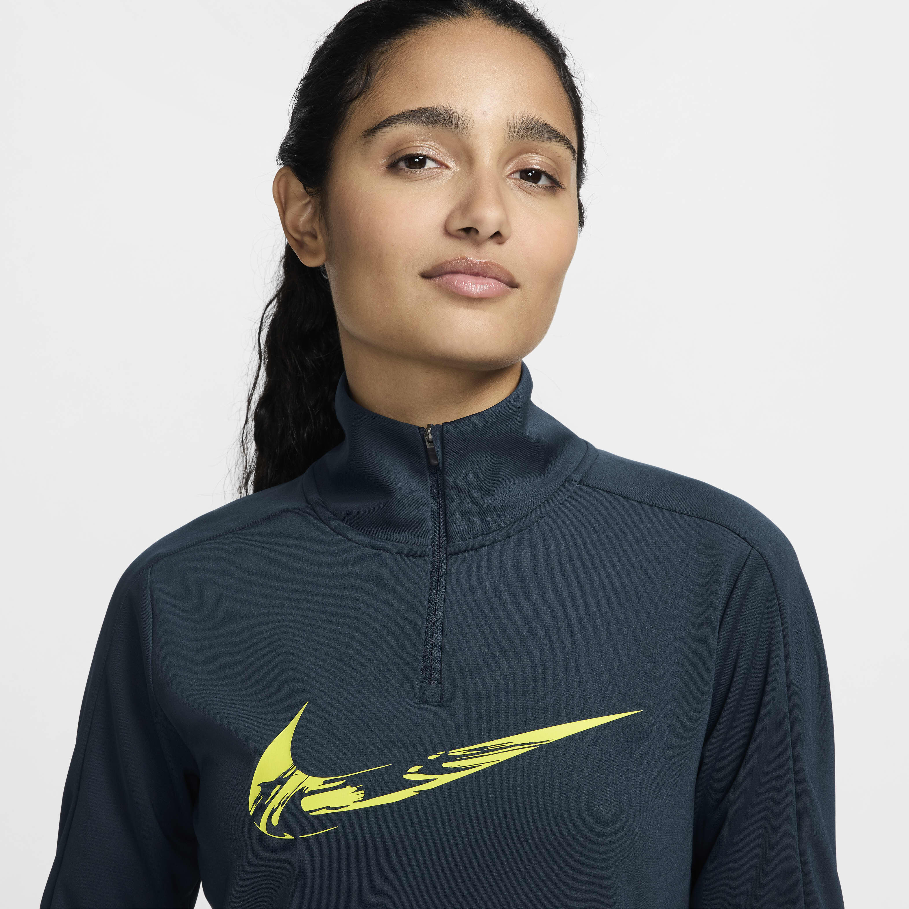 Buy Nike Swoosh Women s Dri FIT 1 4 Zip Running Mid Layer Nike Qatar Official