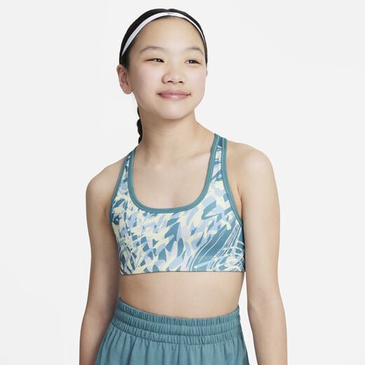 Swoosh Sports Bra-Nike, Nike Swoosh, Older Kids' (Girls') Reversible Sports Bra