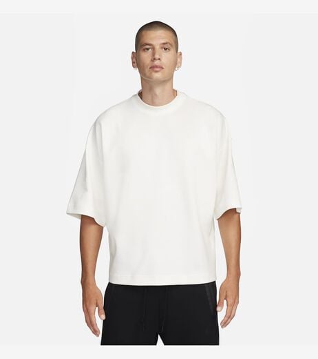 Hoodies & Sweatshirts-Nike, Nike Sportswear Tech Fleece Re-Imagined, Men's Oversized Short-Sleeve Sweatshirt