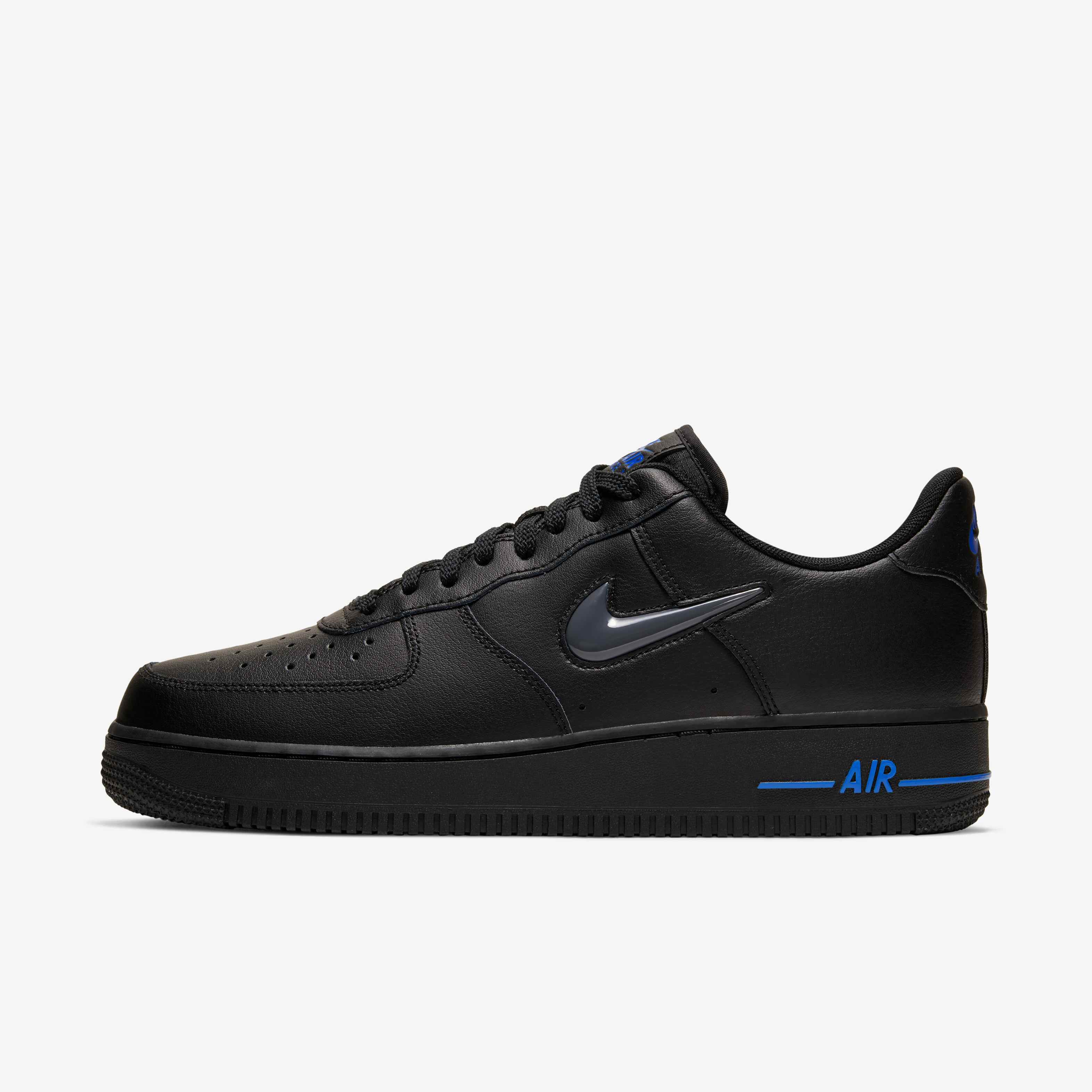 【NIKE】◆MENS◆AIR FORCE 1 JEWEL CASUAL SHOES◆Black◆ Buy Nike Air Force 1 Jewel Men's Shoe - Black/Racer Blue