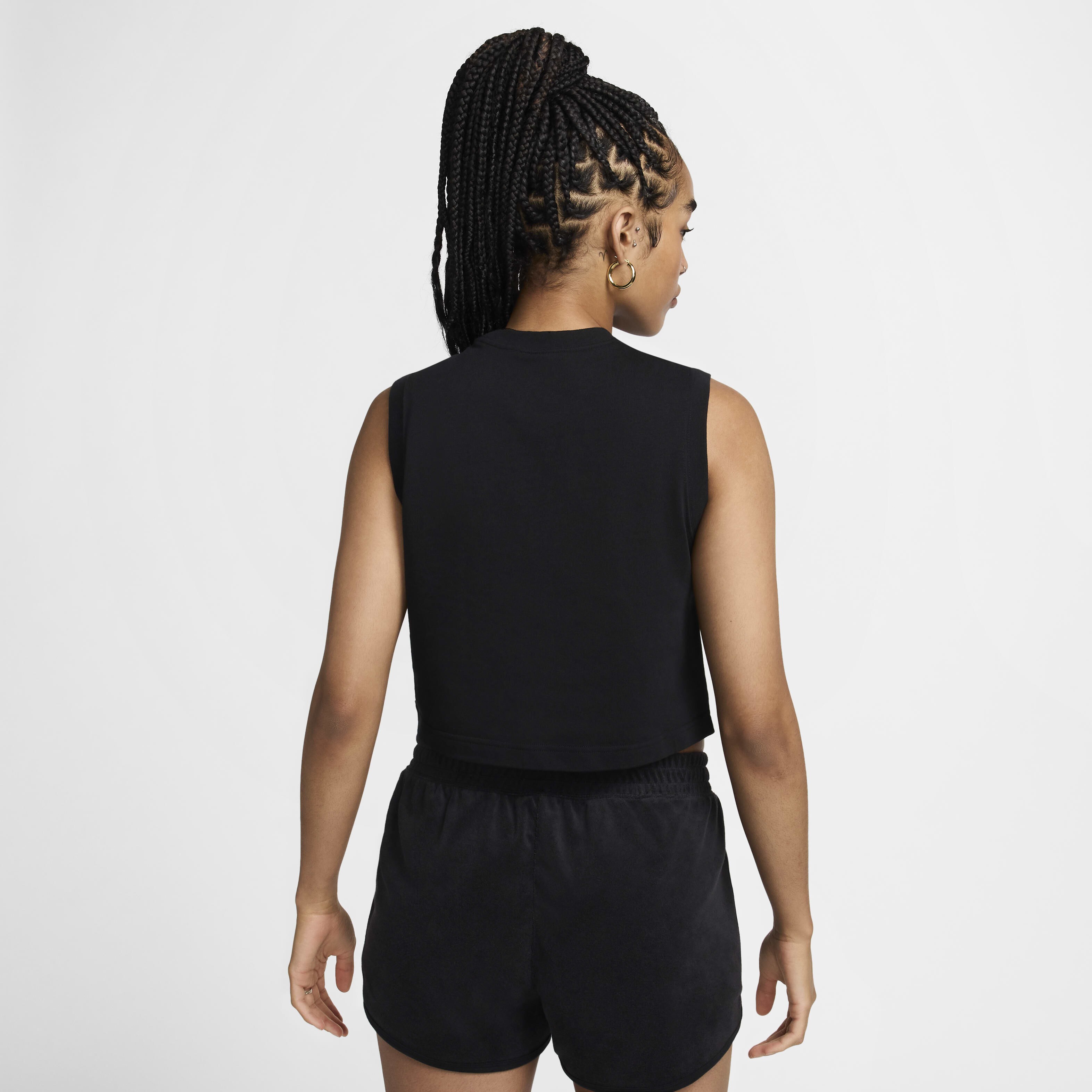 Buy NikeCourt Heritage Women s Cropped Tennis Tank Top Nike Qatar Official