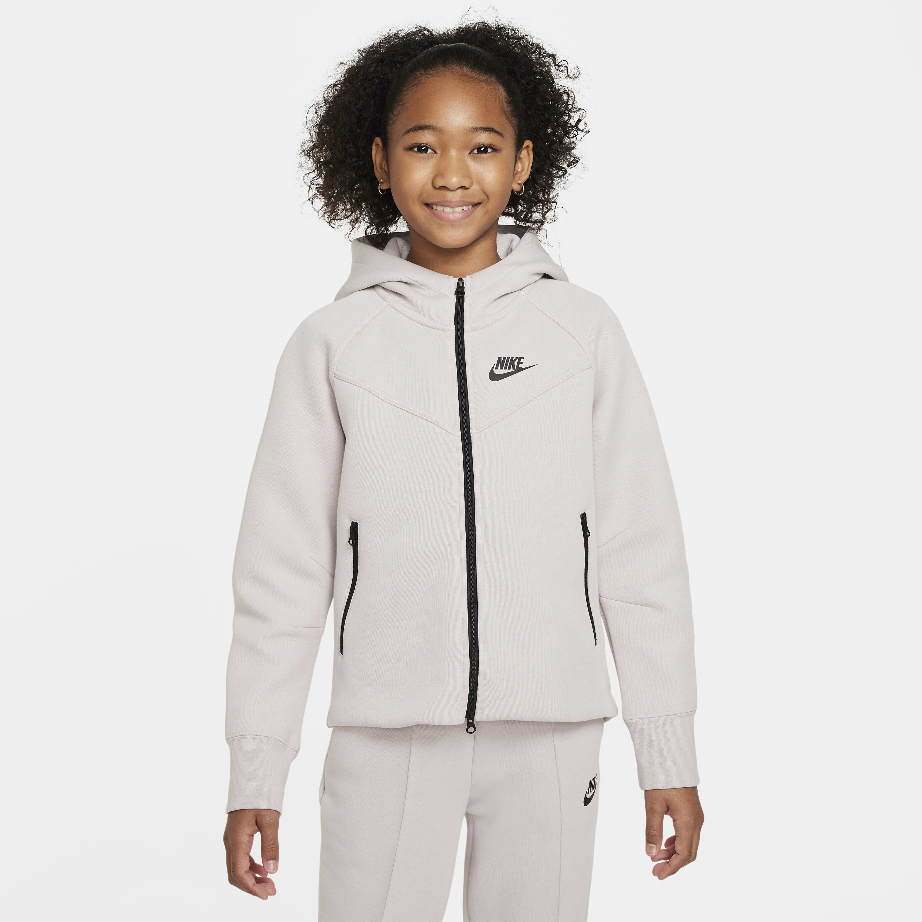 Buy Nike Sportswear Tech Fleece Older Kids Girls Full Zip Hoodie Nike Qatar Official