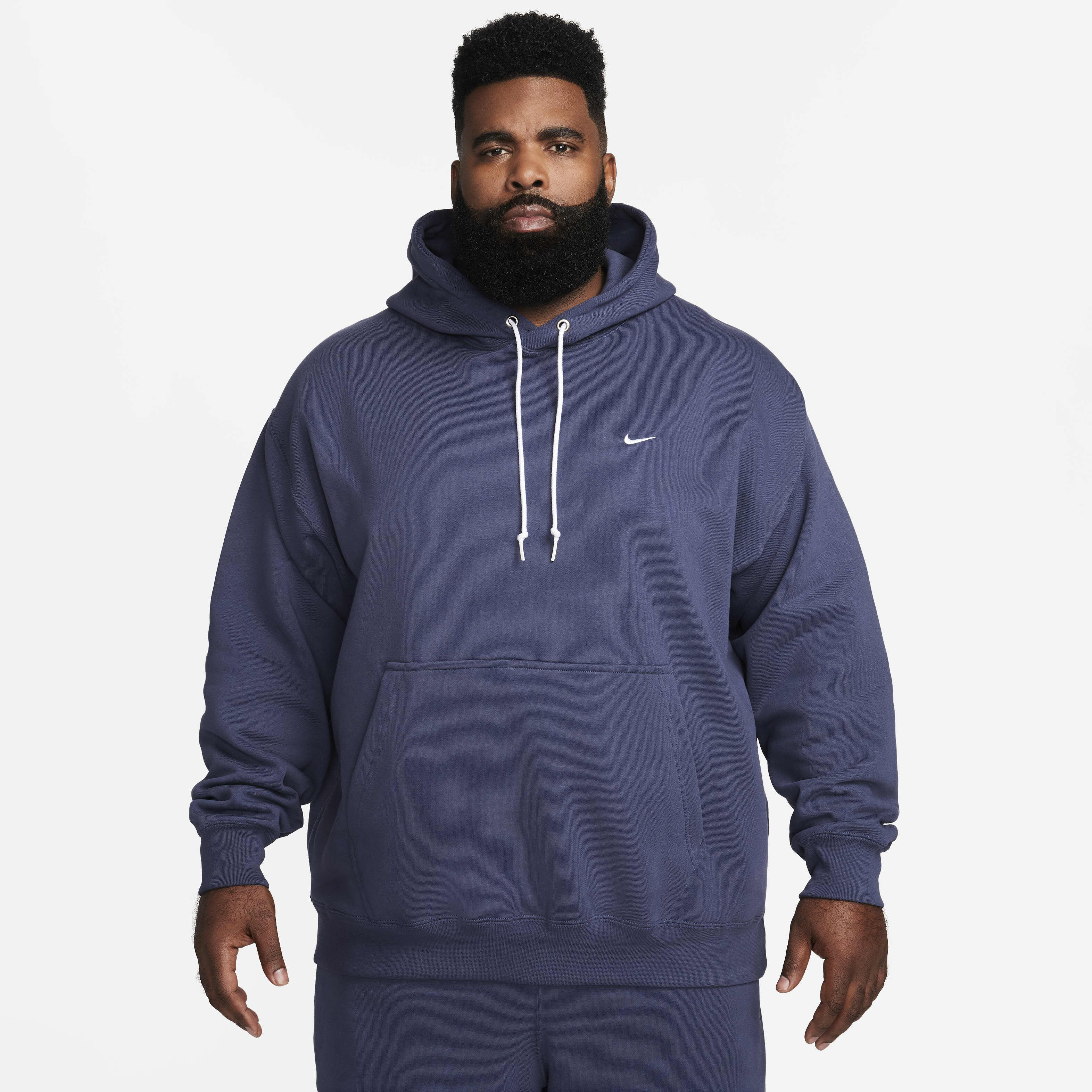 Buy Nike Solo Swoosh Men s Fleece Pullover Hoodie Nike Qatar Official