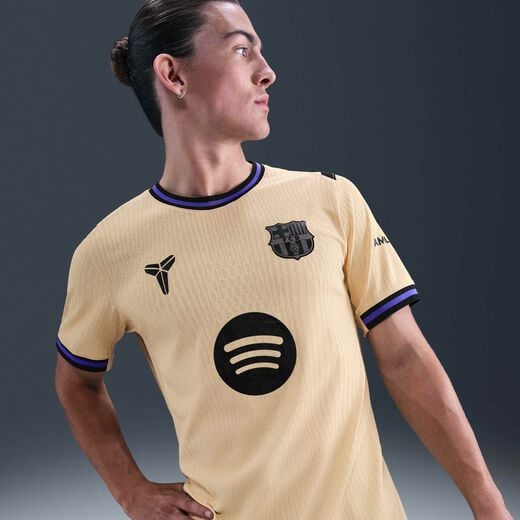 Kits & Jerseys-Nike, F.C. Barcelona 2025/26 Match Away, Men's Kobe Dri-FIT ADV Football Authentic Shirt