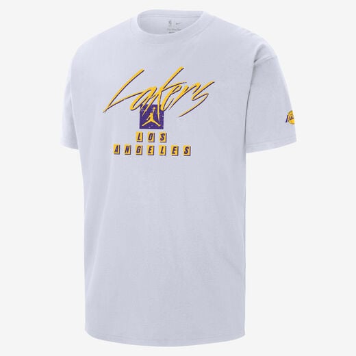 T-Shirts & Tops-JRDN, Los Angeles Lakers Courtside Statement Edition, Men's Jordan NBA Max90 T-Shirt