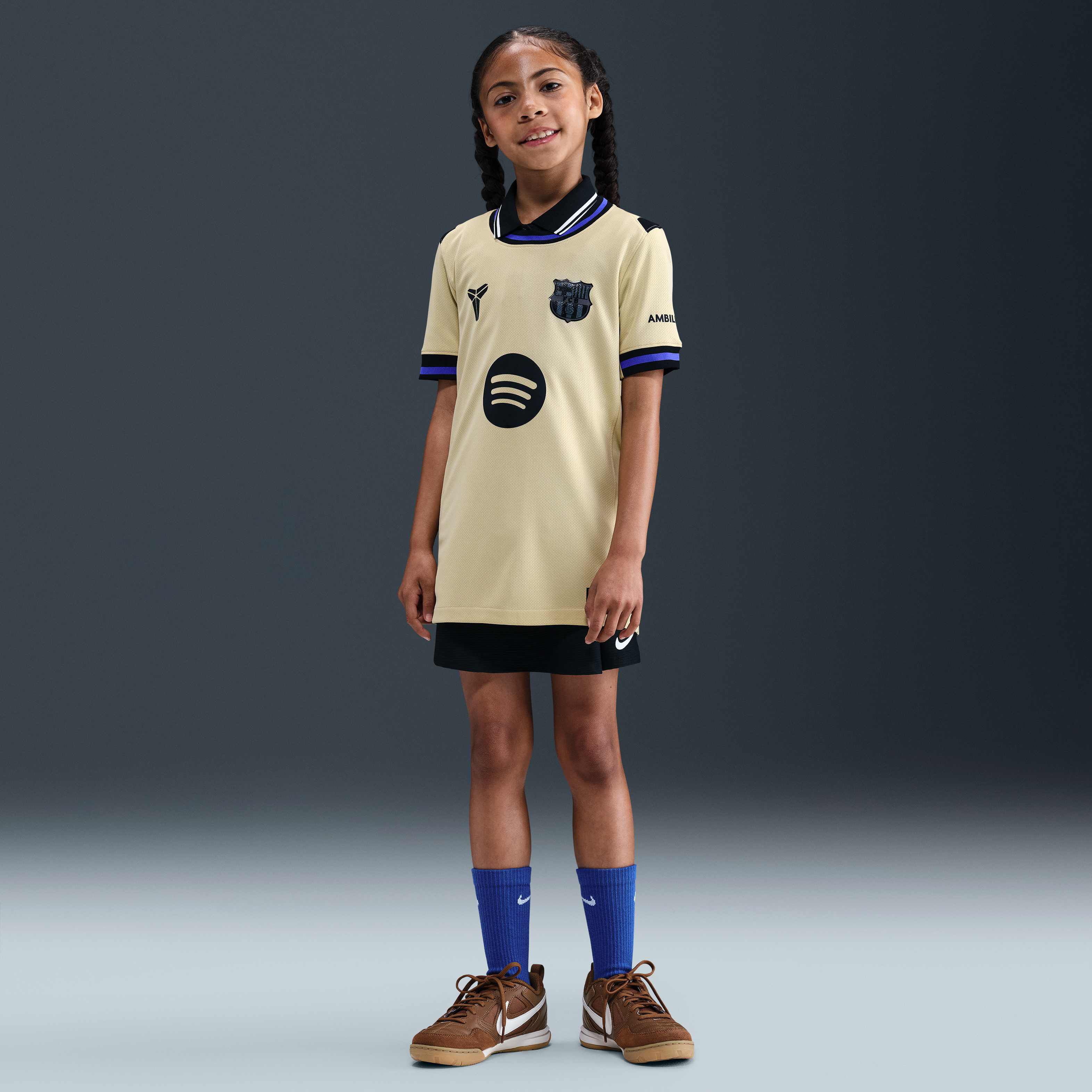 Buy F.C. Barcelona 2025/26 Stadium Away Older Kids' Kobe Dri