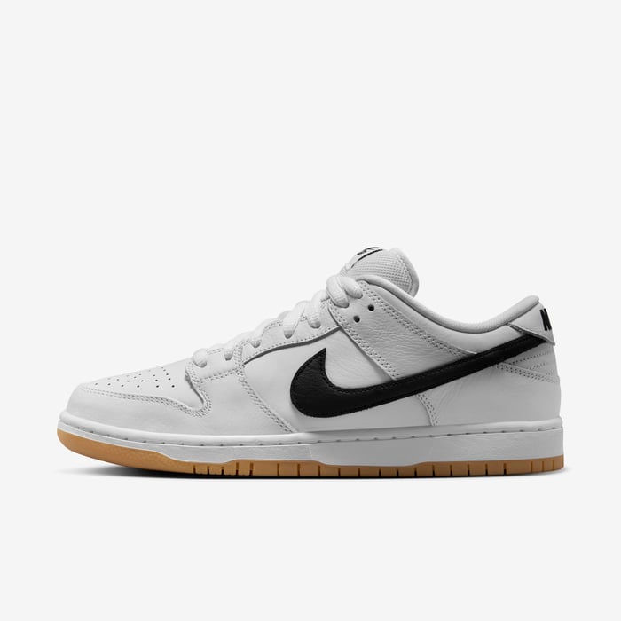 Buy Nike SB Dunk Low Pro Skate Shoes White/White/Gum Light Brown