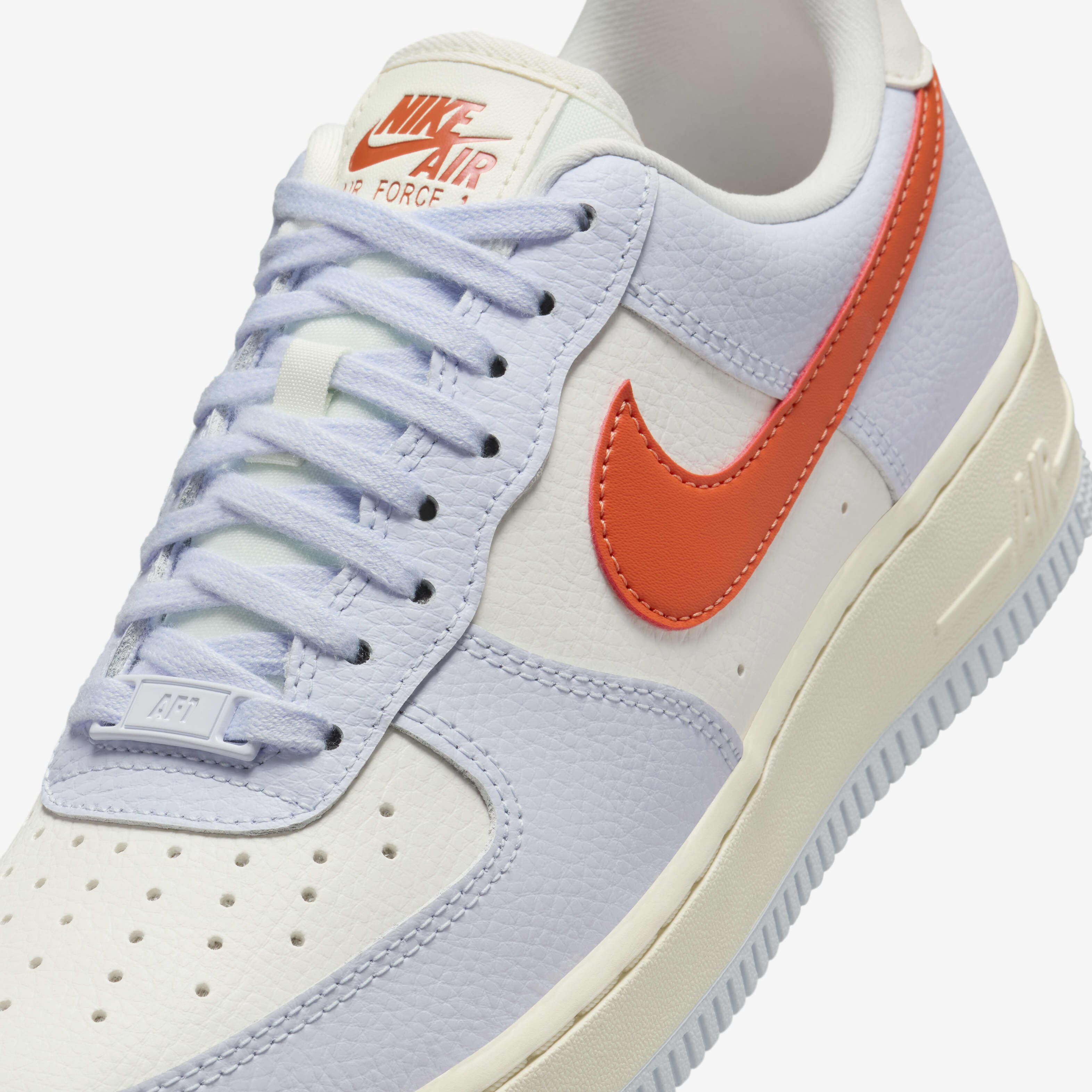 Nike air force 1 white with orange tick clearance