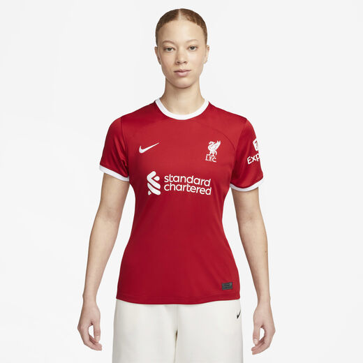 Women's Jerseys-Nike, Liverpool F.C. 2023/24 Stadium Home, Women's Nike Dri-FIT Football Shirt
