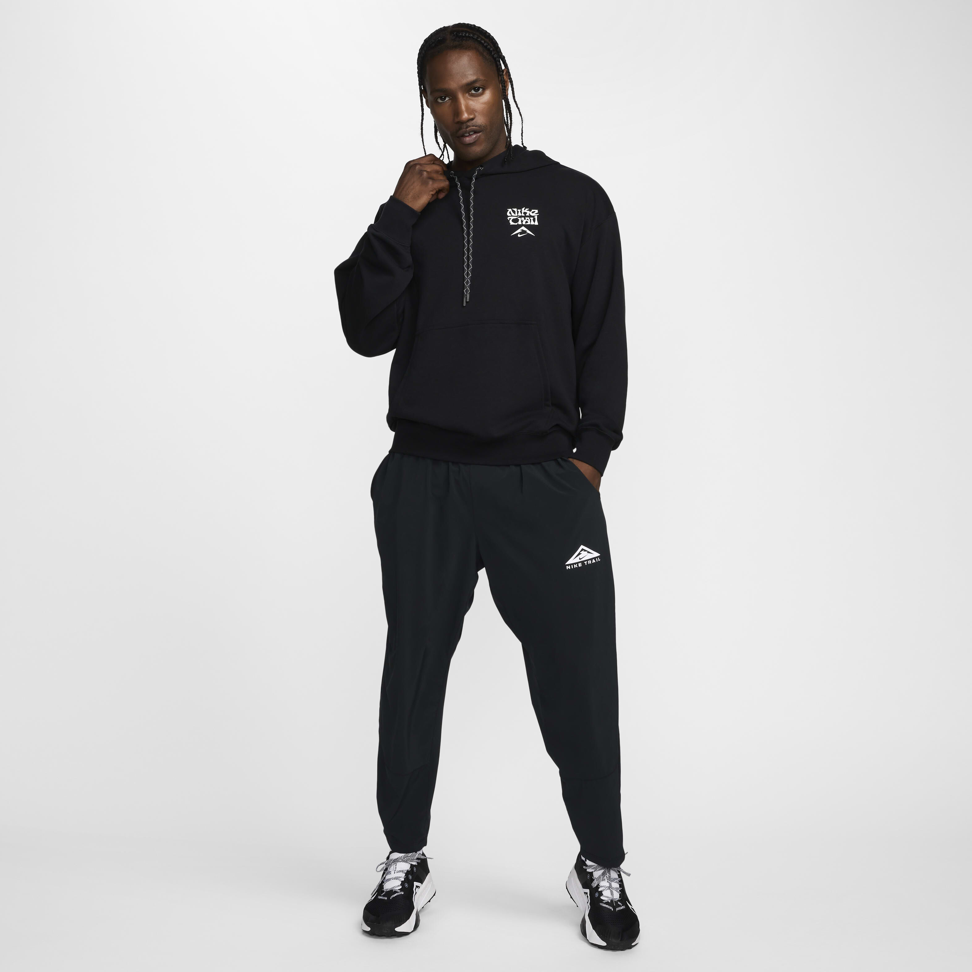 Buy Nike Trail Men s Dri FIT Fleece Running Hoodie Nike Qatar Official
