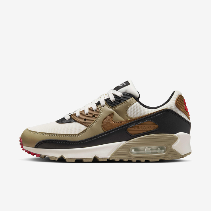 Buy Nike Air Max 90 Women's Shoes Phantom/Black/Fire Red/Light