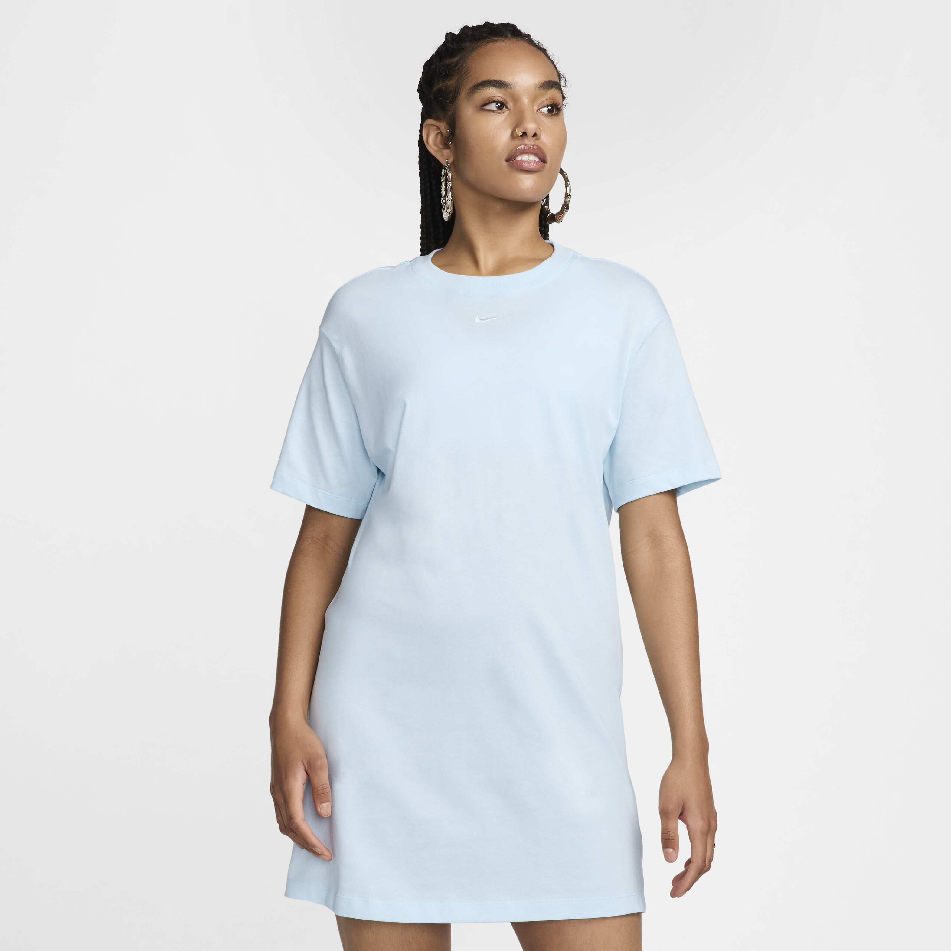Buy Nike Sportswear Chill Knit Women s Oversized T Shirt Dress Nike Qatar Official