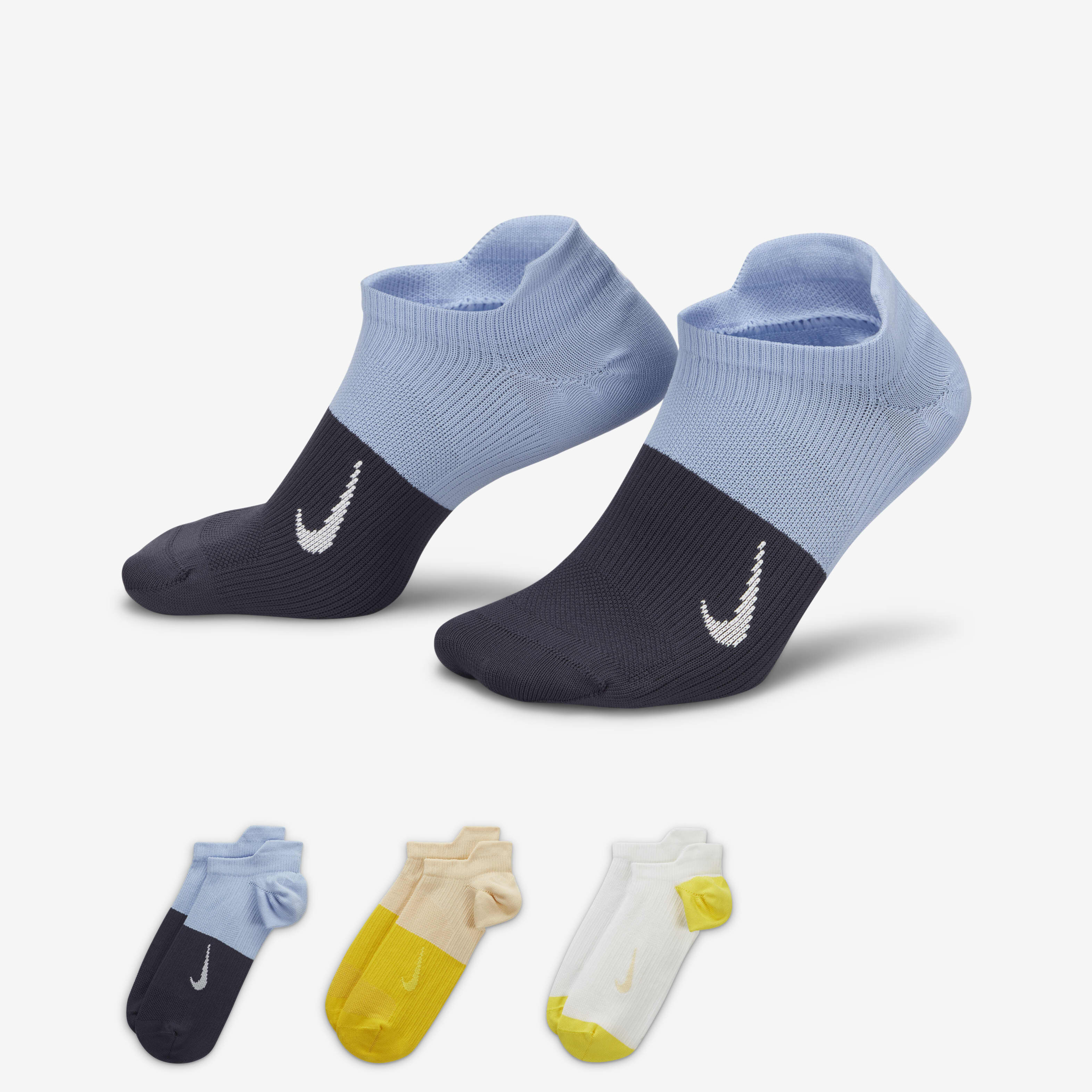 Buy Nike Everyday Plus Lightweight Women s Training No Show Socks 3 Pairs Nike Qatar Official