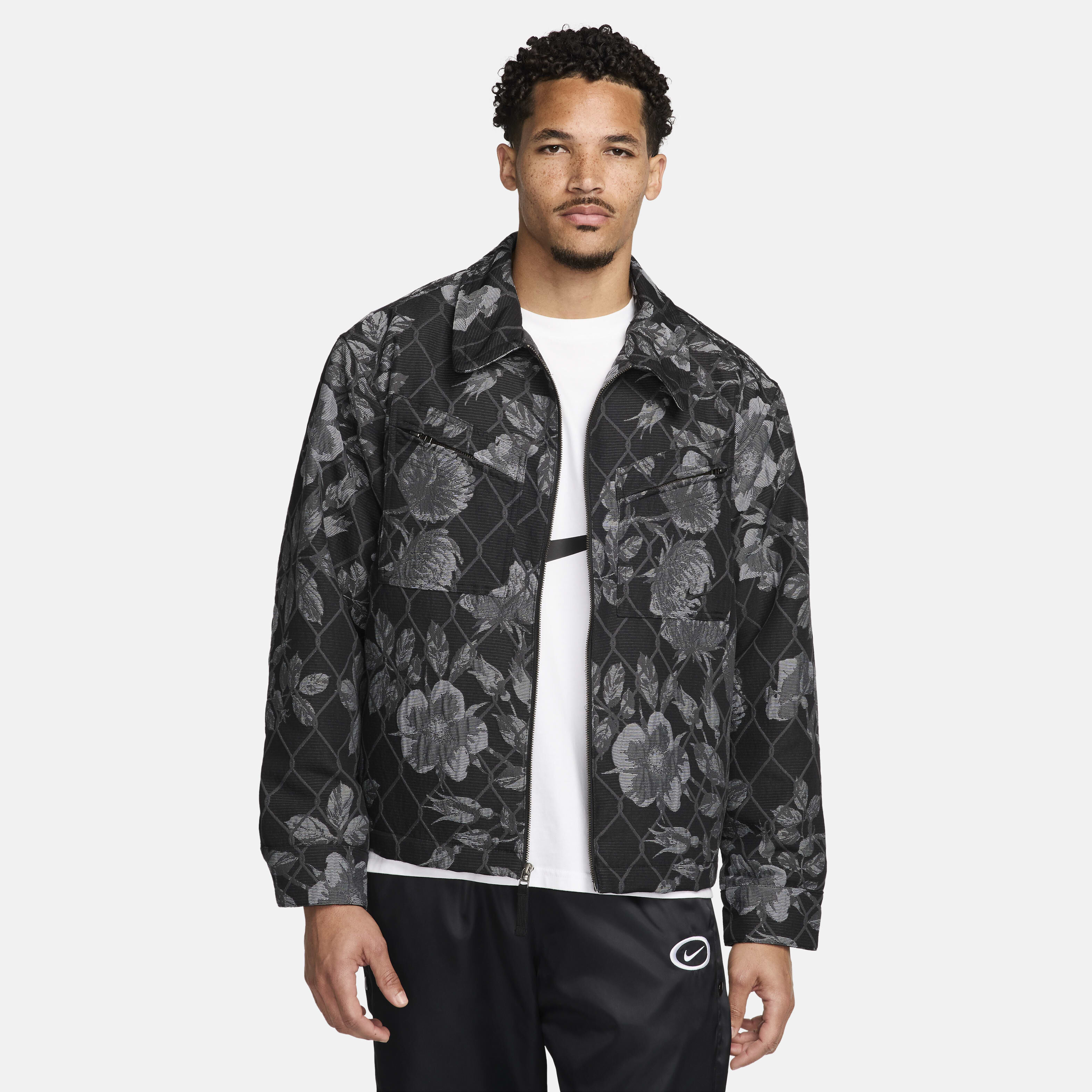 Nike basketball jacket mens clearance
