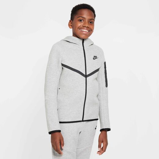 Kids' Clothing-Nike, Nike Sportswear Tech Fleece, Older Kids' Full-Zip Hoodie