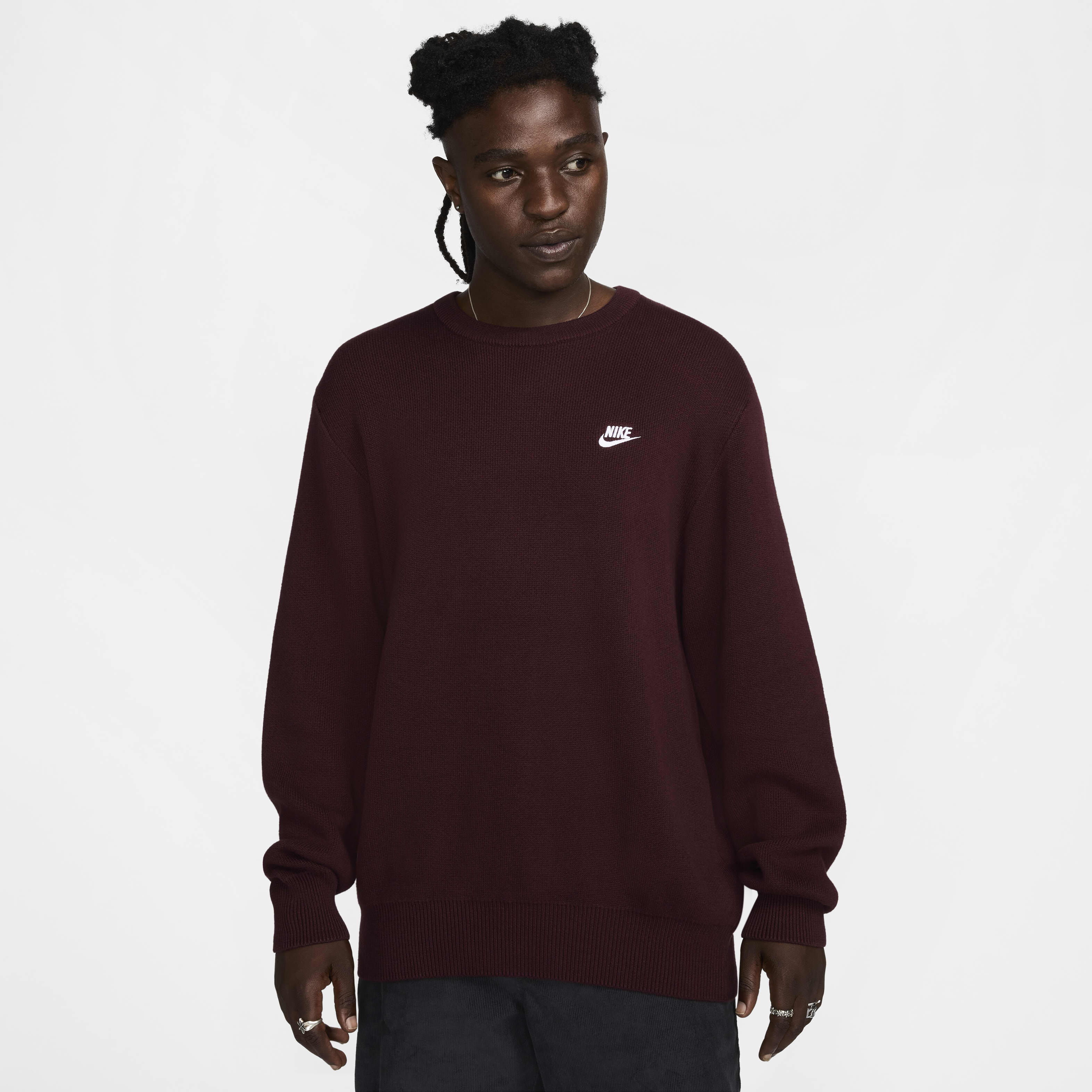 nike crewneck maroon