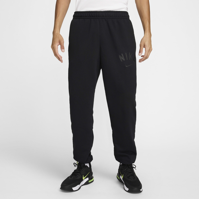 Buy Nike Swoosh Men's Dri-FIT Fleece Fitness Joggers Black/Black