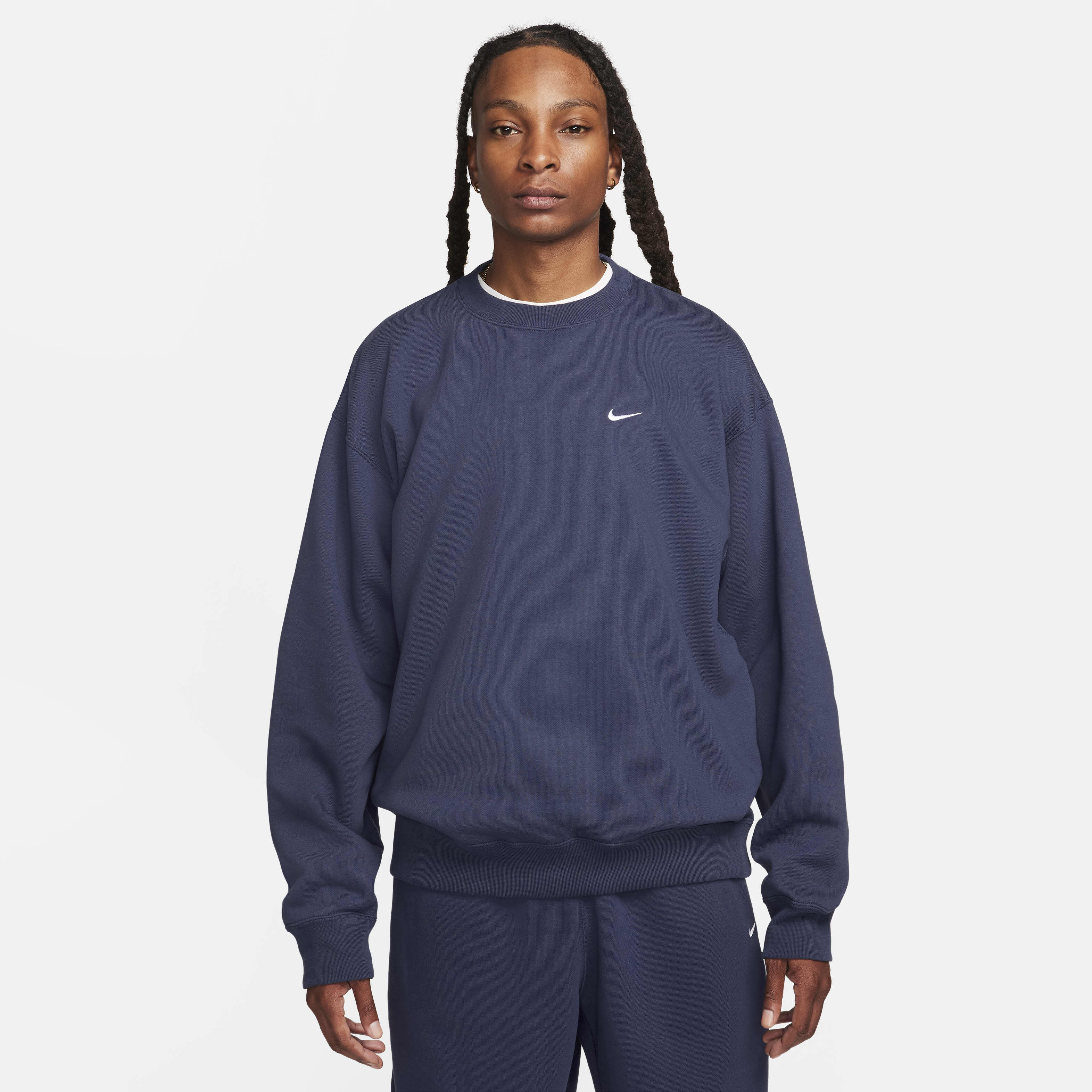 Buy Nike Solo Swoosh Men s Fleece Crew Nike Qatar Official