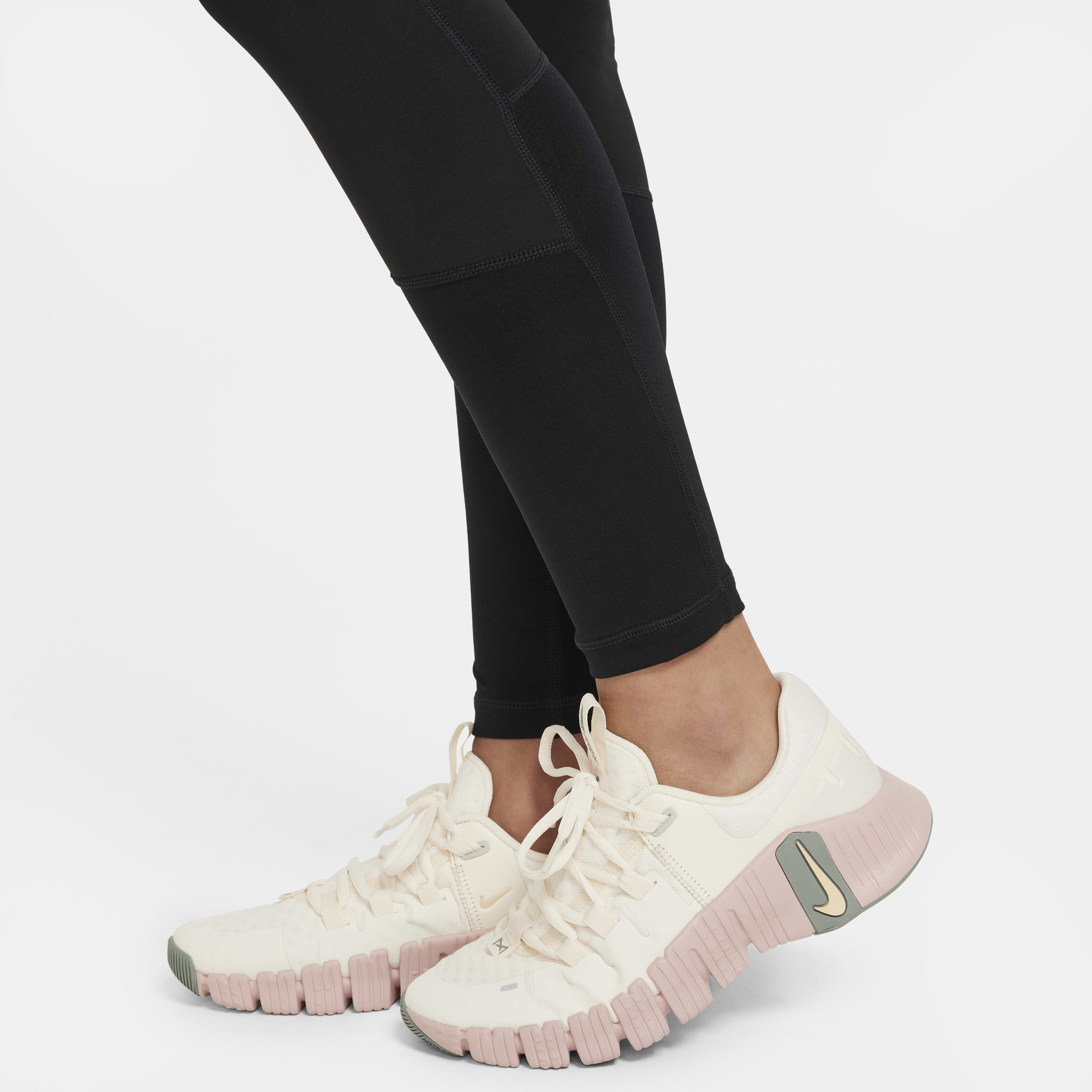 Buy Nike Pro Dri FIT Older Kids Girls Leggings Nike Qatar Official
