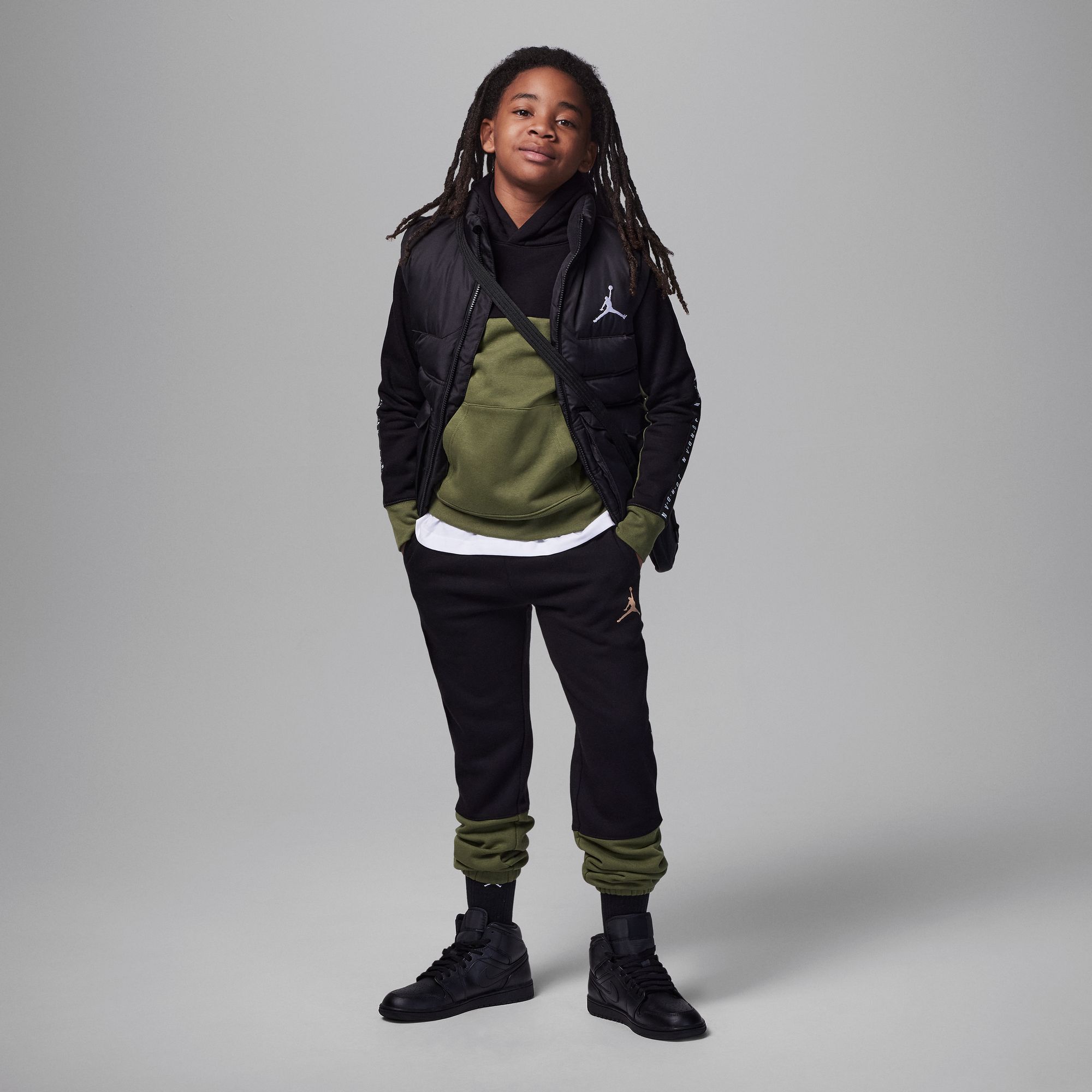 بنطال جوردن فلايت سايدلاين فليس image number 4