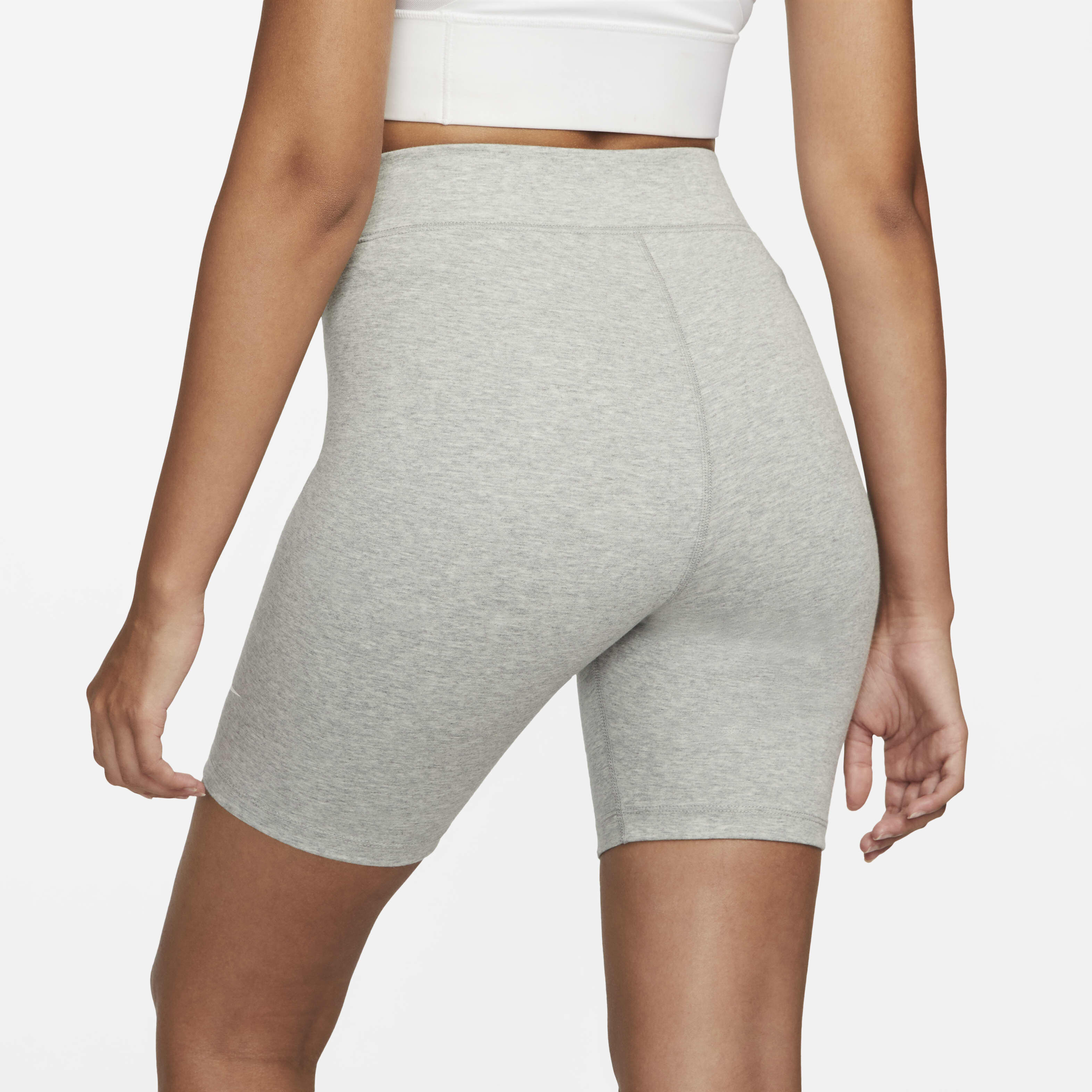 Nike biker shorts grey online
