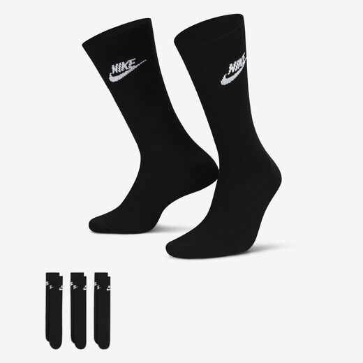 Clothing-Nike, Nike Sportswear Everyday Essential, Crew Socks (3 Pairs)