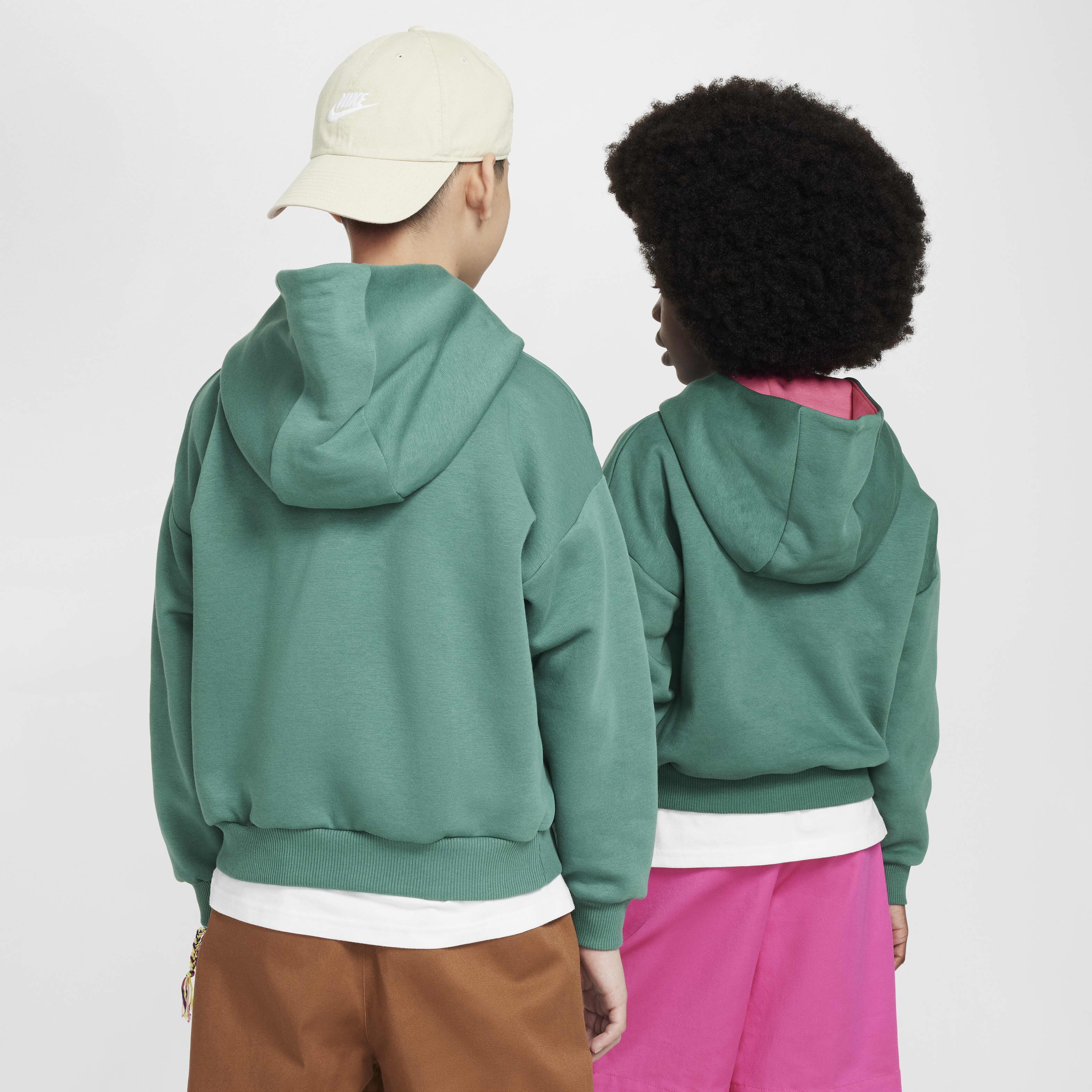 Buy Nike SB Icon Fleece EasyOn Older Kids Oversized Pullover Hoodie Nike Qatar Official
