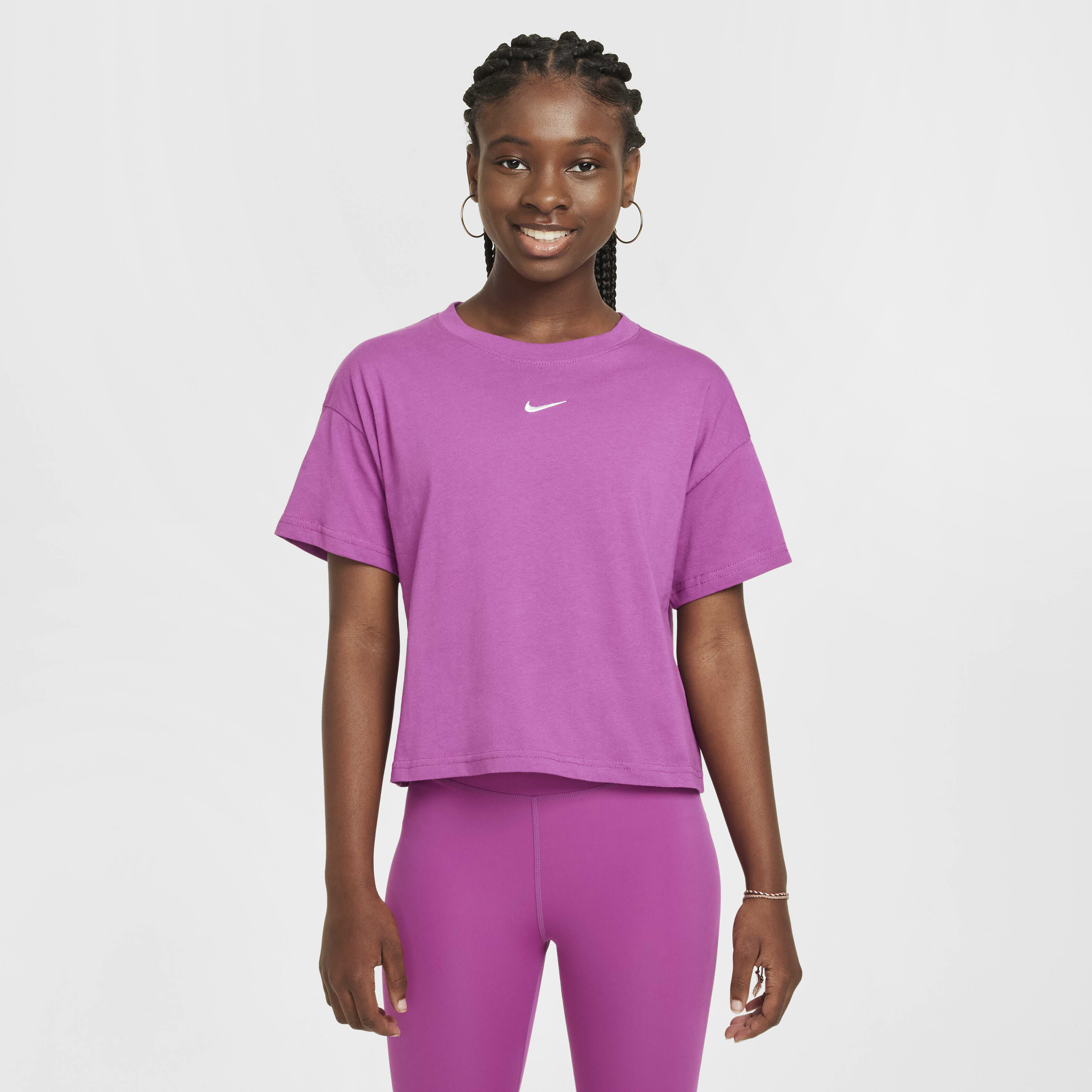 Buy Nike Sportswear Essential Older Kids Girls T Shirt Nike Qatar Official