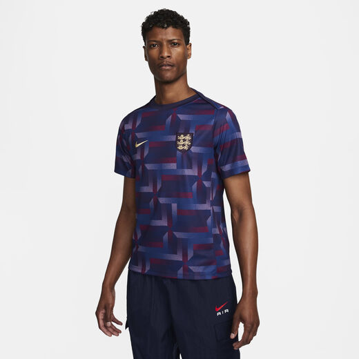T-Shirts & Tops-Nike, England Academy Pro, Men's Nike Dri-FIT Football Pre-Match Short-Sleeve Top
