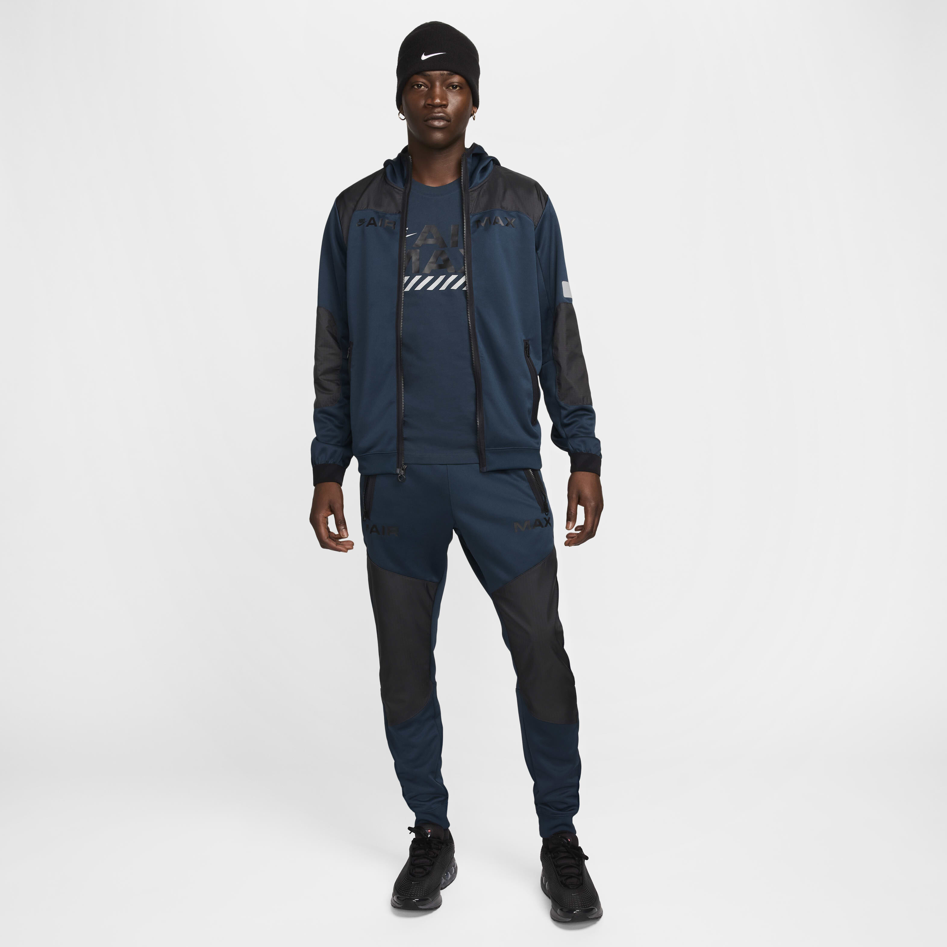 Men's nike sportswear air max taped hoodie hot sale