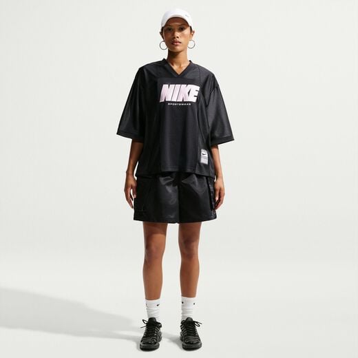 Women's Clothing-Nike, Nike Sportswear, Women's Oversized Short-Sleeve Graphic Top