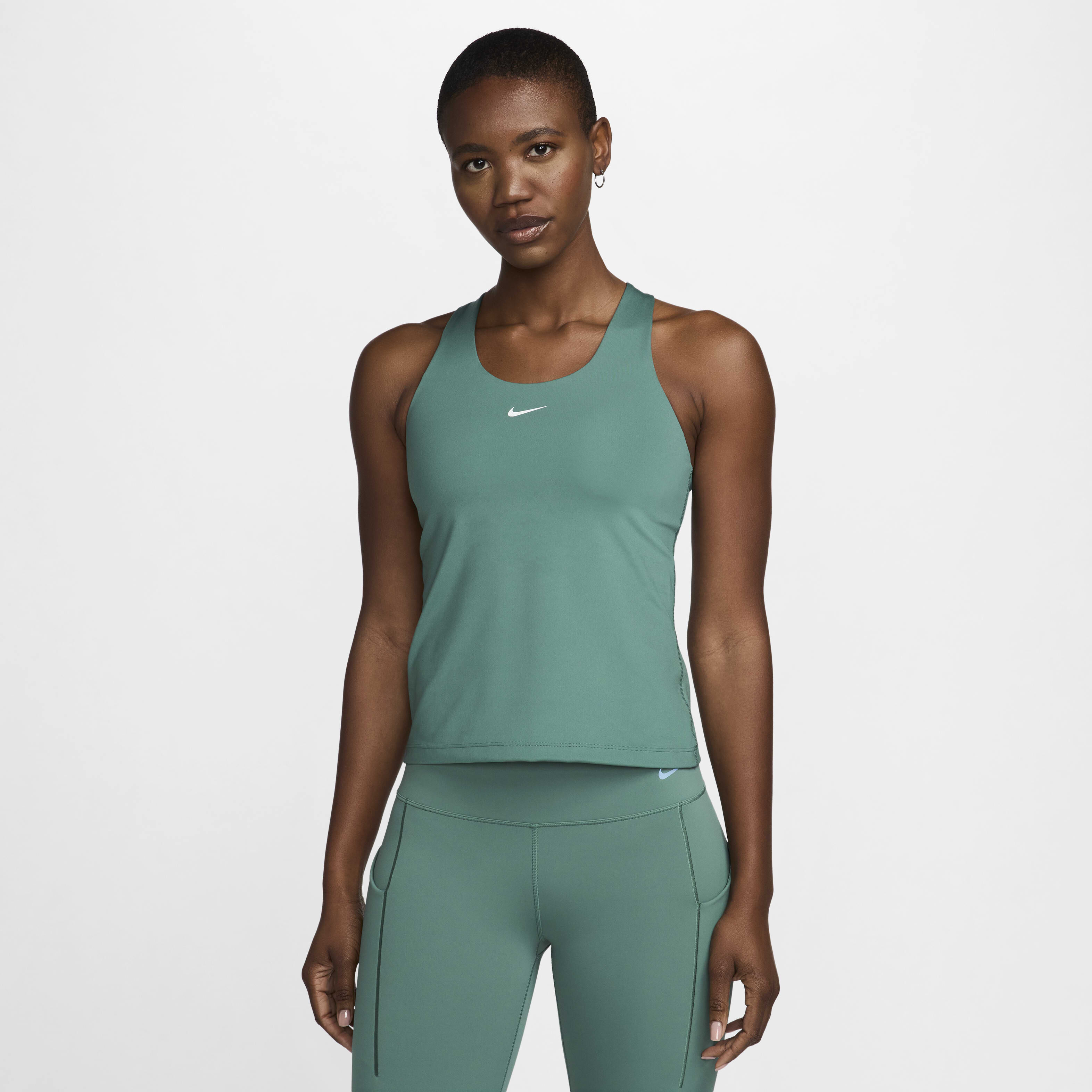 Buy Nike Swoosh Women s Medium support Padded Sports Bra Tank Nike Qatar Official