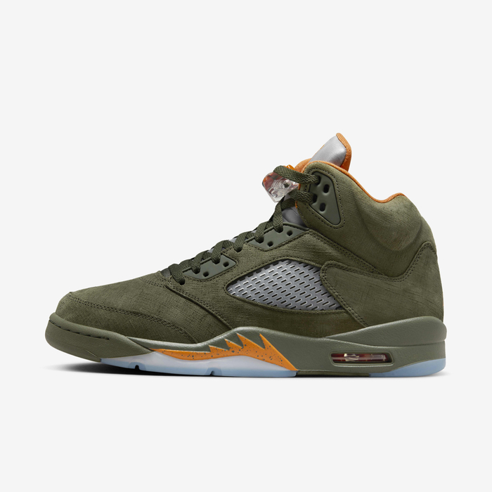 Buy Air Jordan Retro Men's Shoes Army Olive/Solar Orange