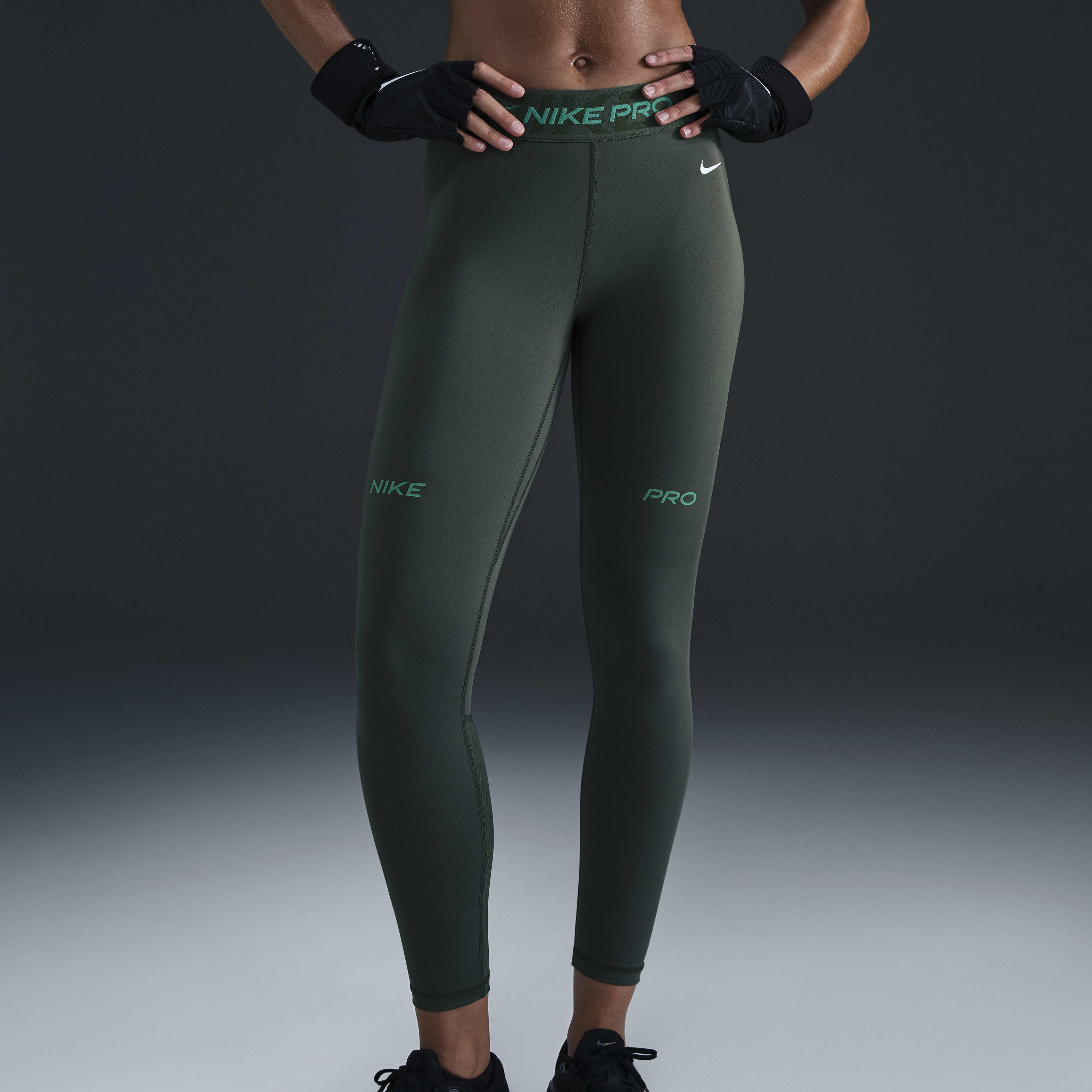 Buy Nike Pro Women s Mid Rise 7 8 Graphic Leggings Nike Qatar Official