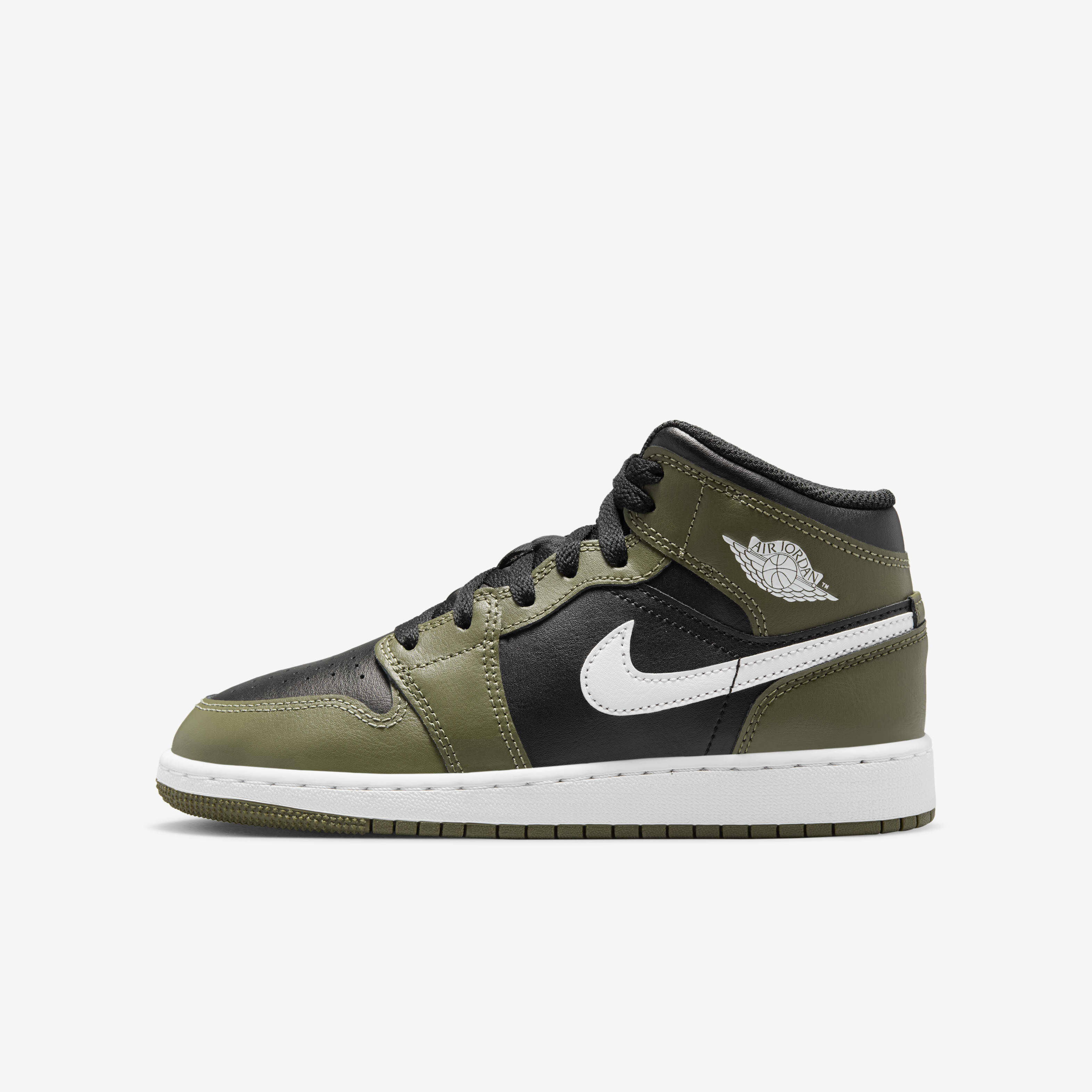 Olive green jordans kids shop