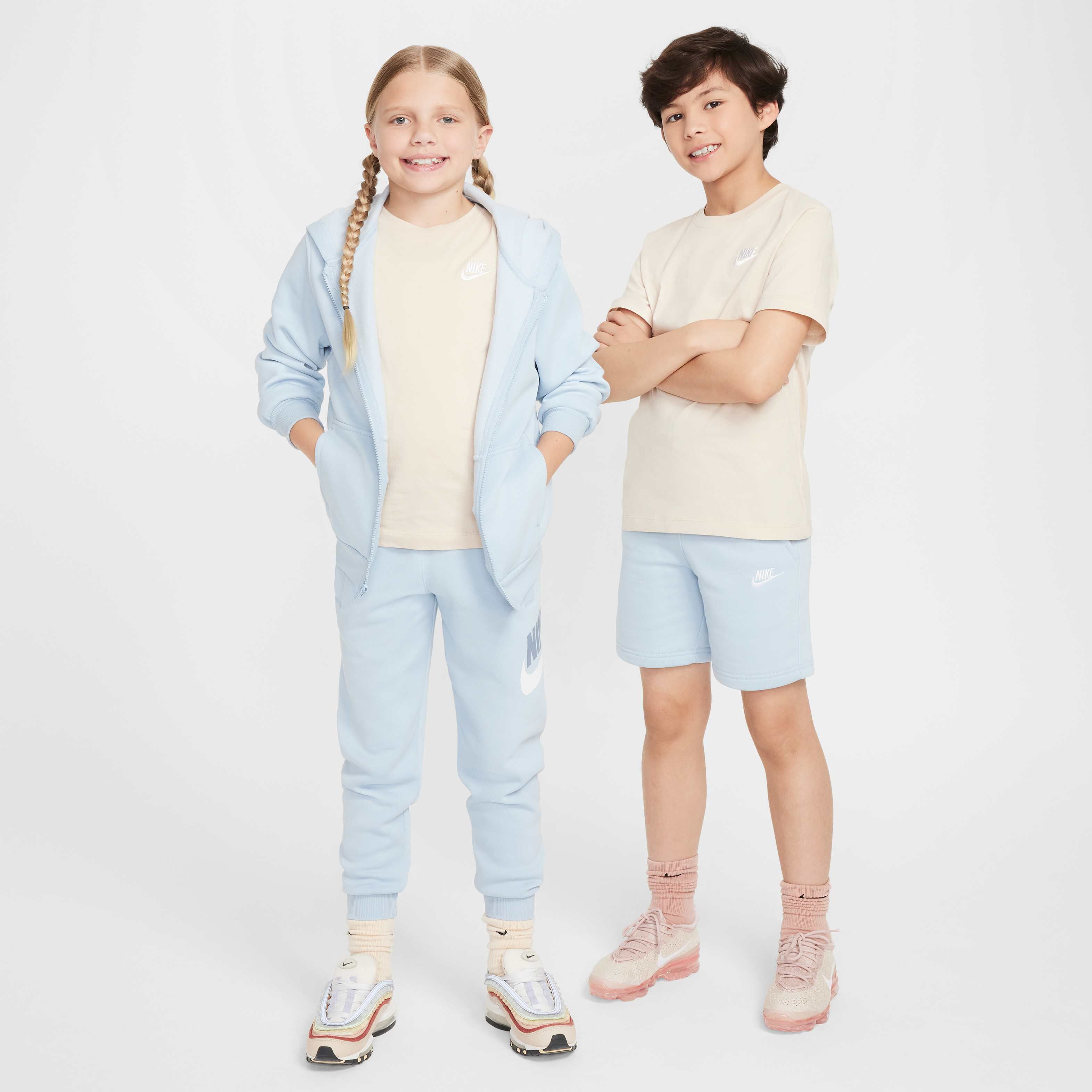 Buy Nike Sportswear Older Kids' T-Shirt - Sand Drift | Nike Qatar