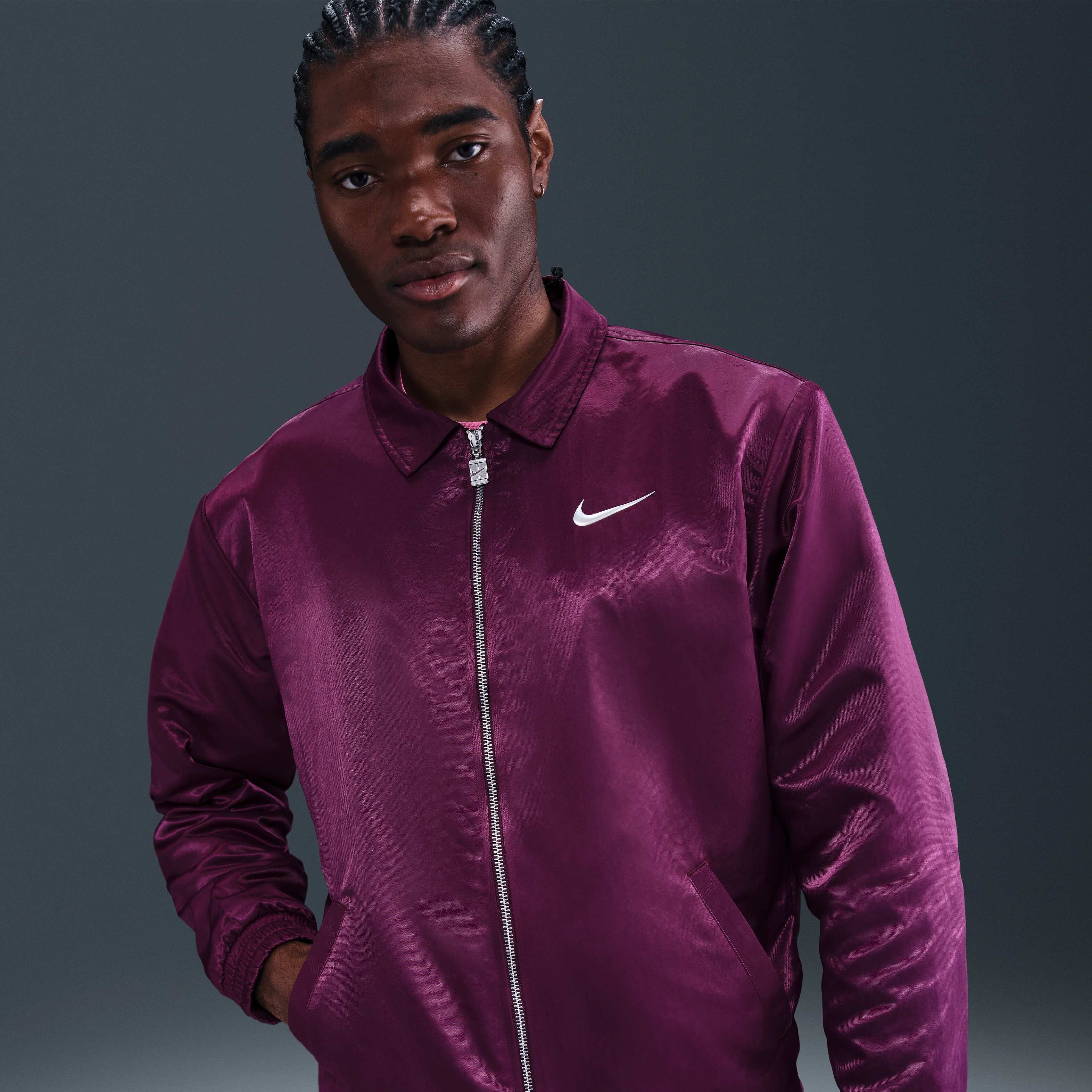 Buy NikeCourt Slam Men's Jacket - Bordeaux/White @ Nike Qatar