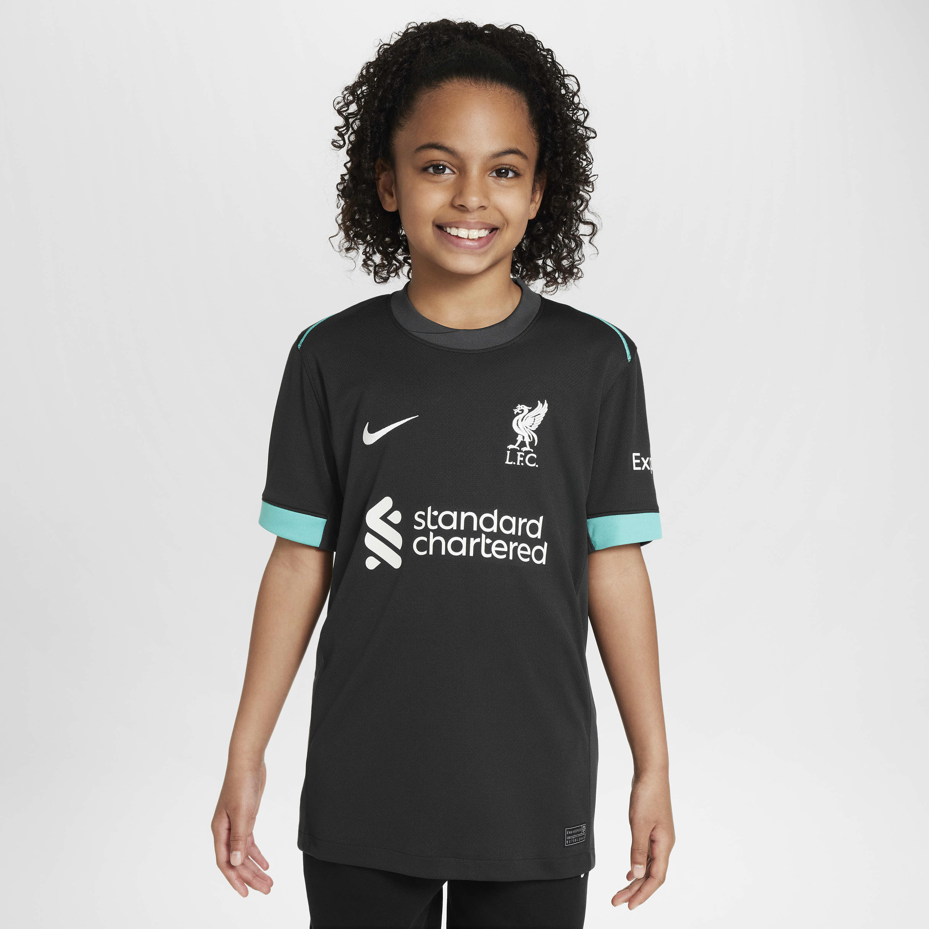 Buy Liverpool F.C. 2024 25 Stadium Away Older Kids Nike Dri FIT Football Replica Shirt Nike Qatar Official