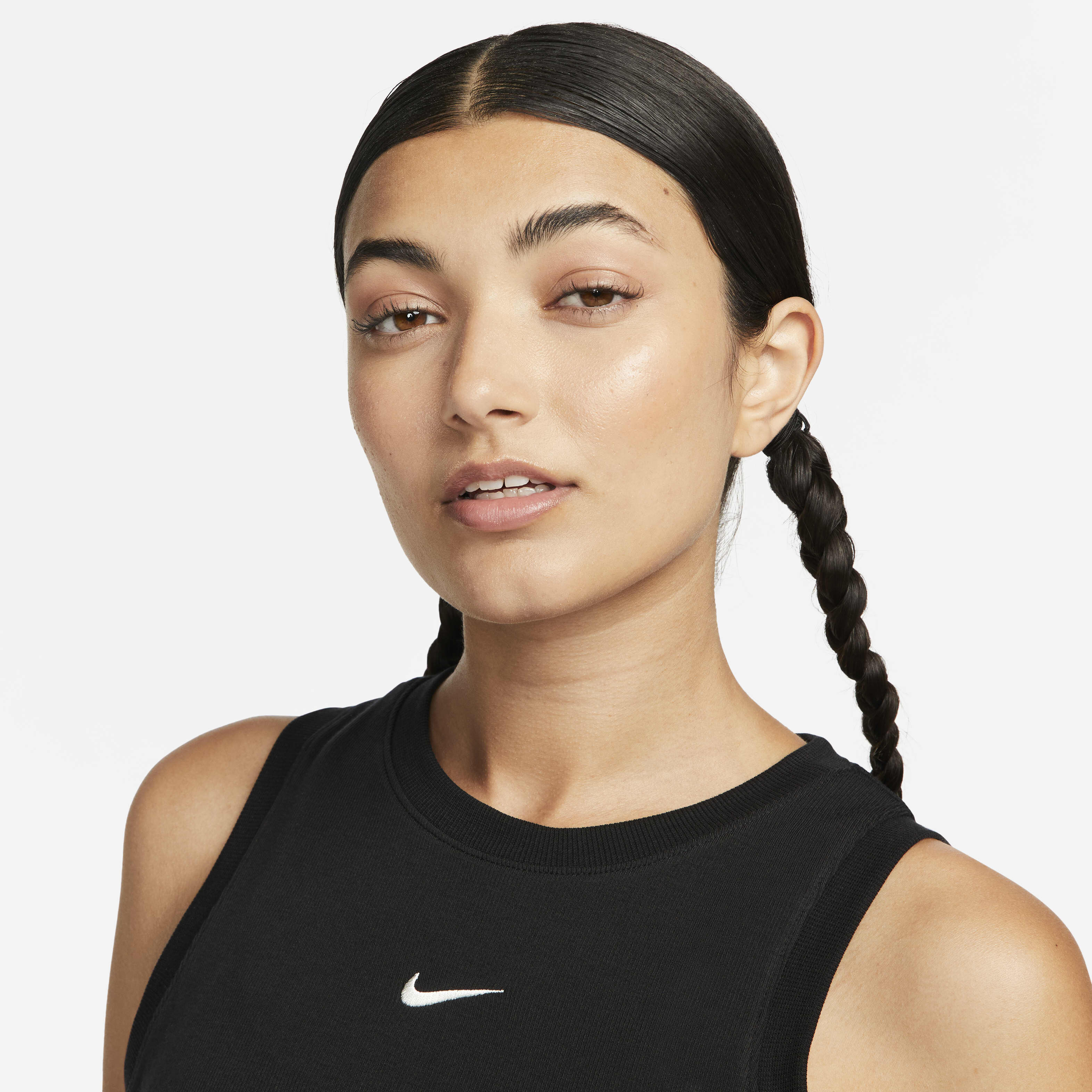 Buy Nike Sportswear Chill Knit Women s Tight Cropped Mini Rib Tank Top Nike Qatar Official