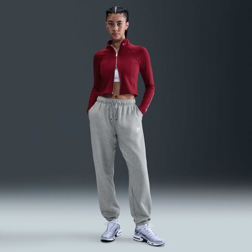 Outerwear Lifestyle-Nike, Nike Sportswear Club Fleece, Women's Mid-Rise Oversized Tracksuit Bottoms