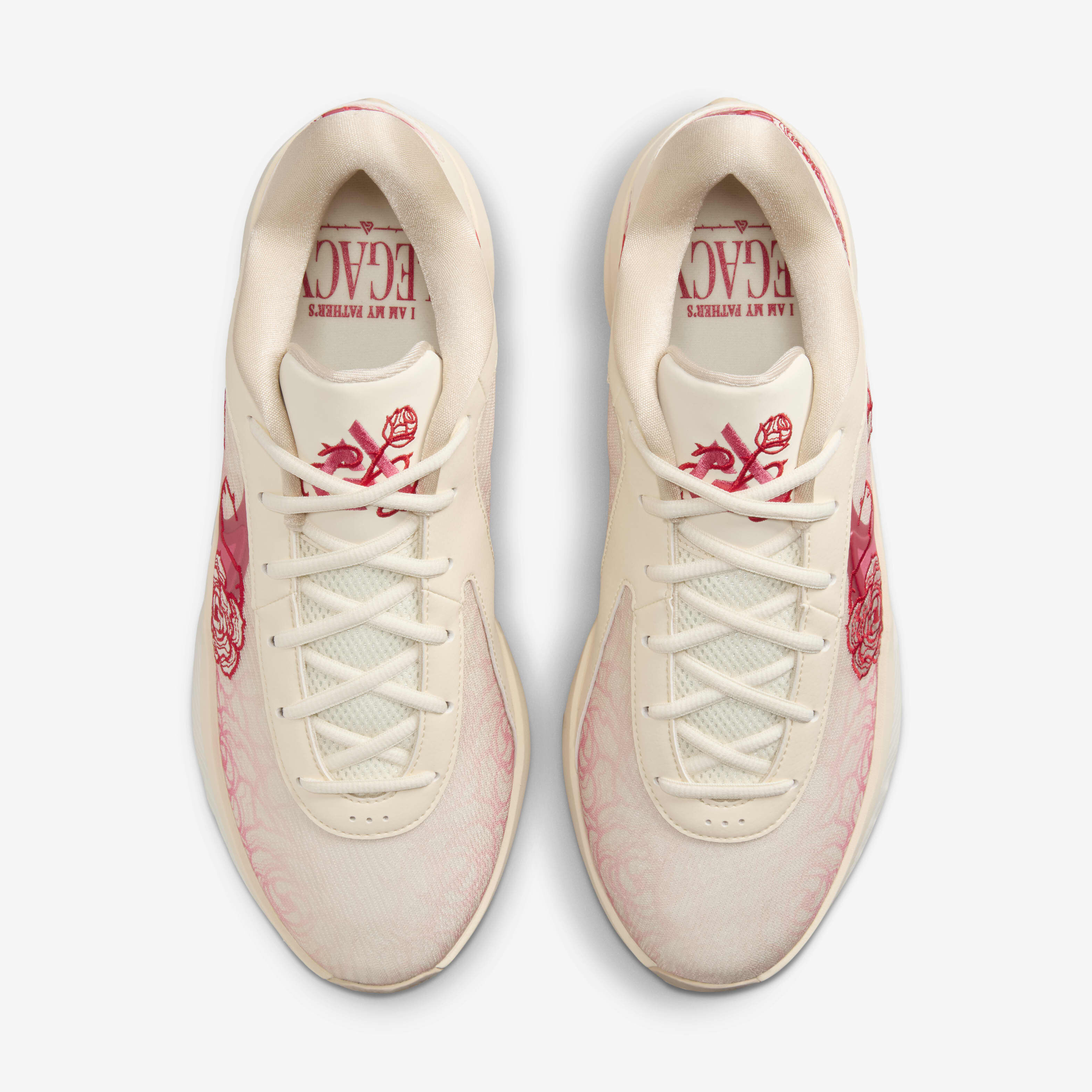 Pink nikes with writing shop