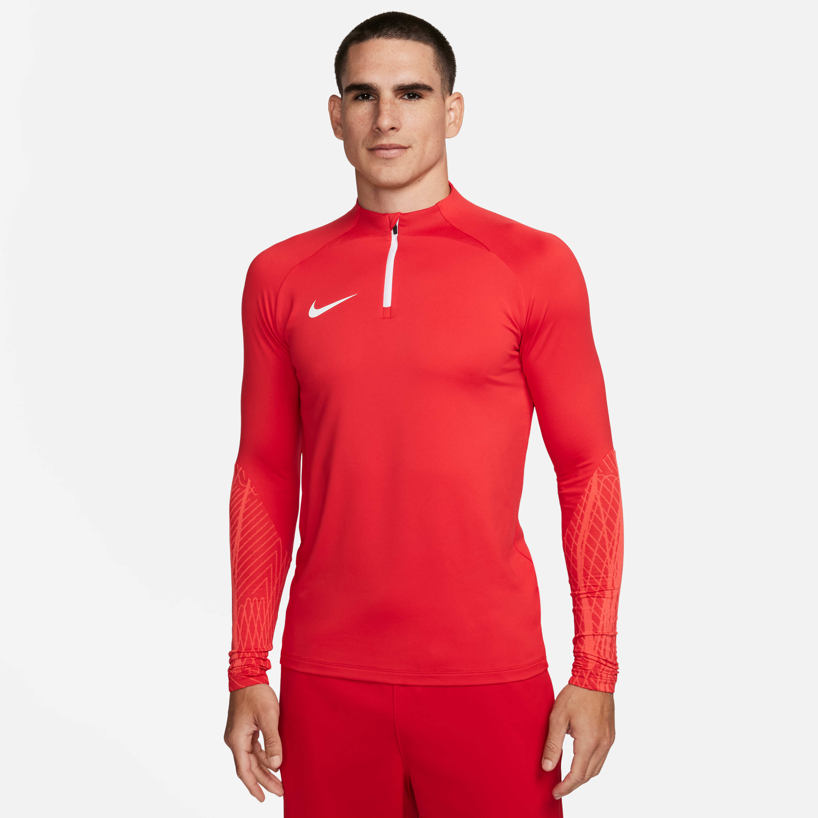 nike strike drill top red