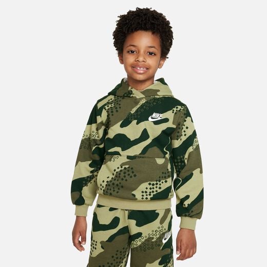 Cyber week Must haves KSA-Nike, Nike Sportswear Club Camo Pullover, Little Kids Hoodie