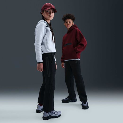 Trousers-Nike, Nike Sportswear Tech Fleece, Big Kids' (Boys') Open-Hem Trousers