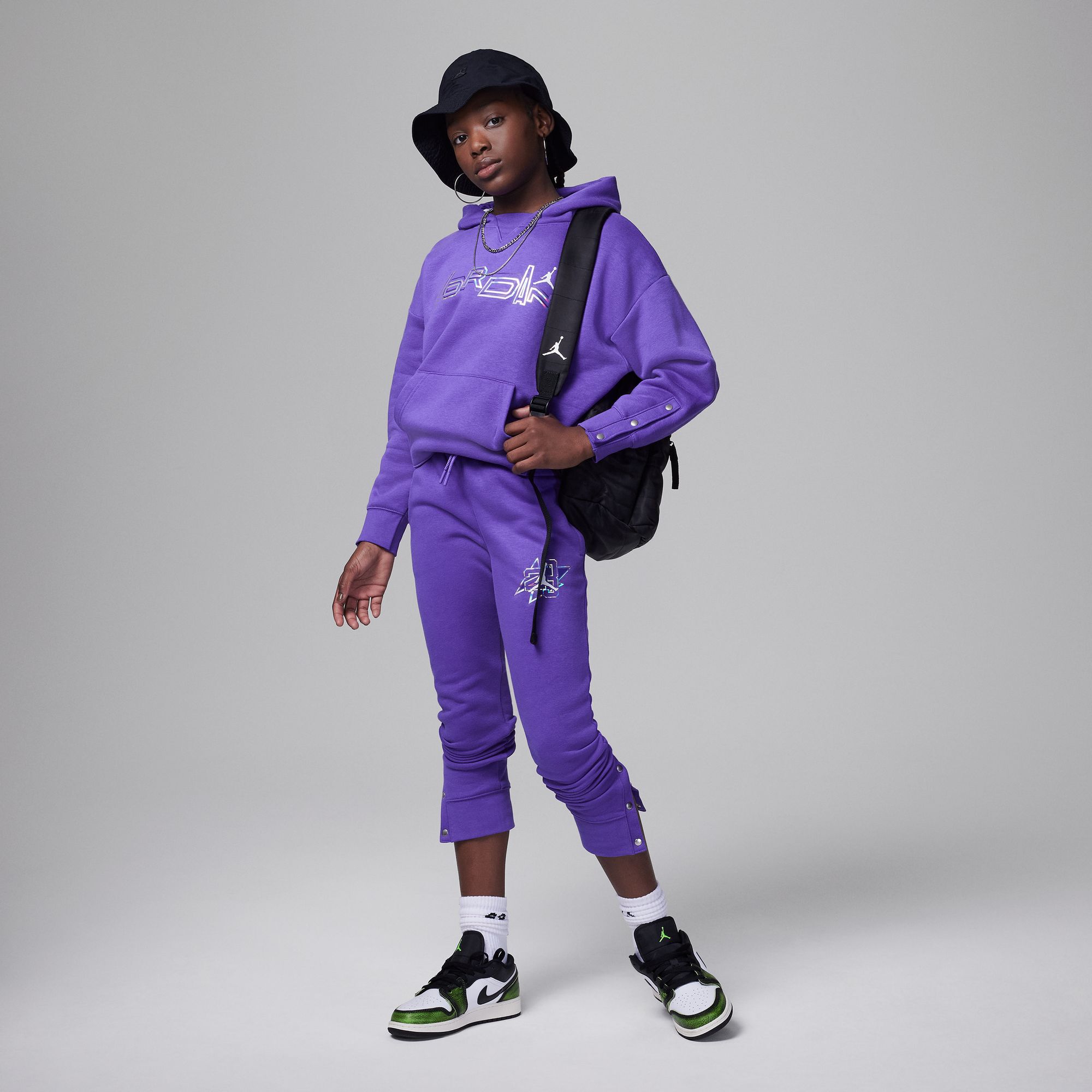 Jordan Take Flight Snap Fleece Pants image number 3