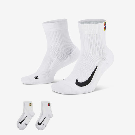 Court Classics-Nike, NikeCourt Multiplier Max, Tennis Ankle Socks (2 Pairs)