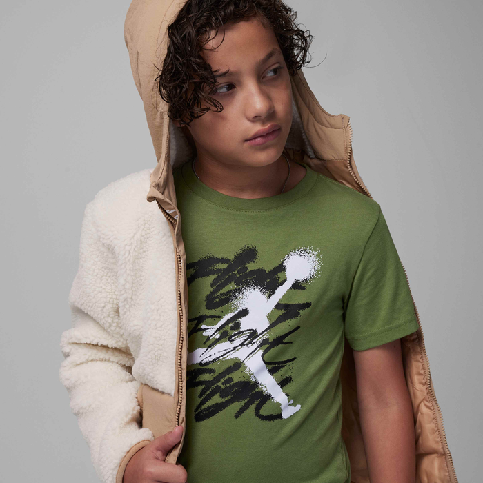 Jordan Jumpman Flight Sprayed Tee image number 3 Jordan Jumpman Flight Sprayed Tee image number 3